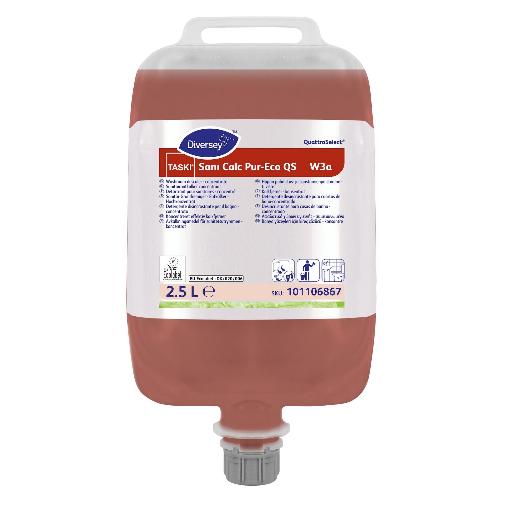 [8561438] Avkalkningsmedel Sani Calc Pur-Eco QS 2,5 liter