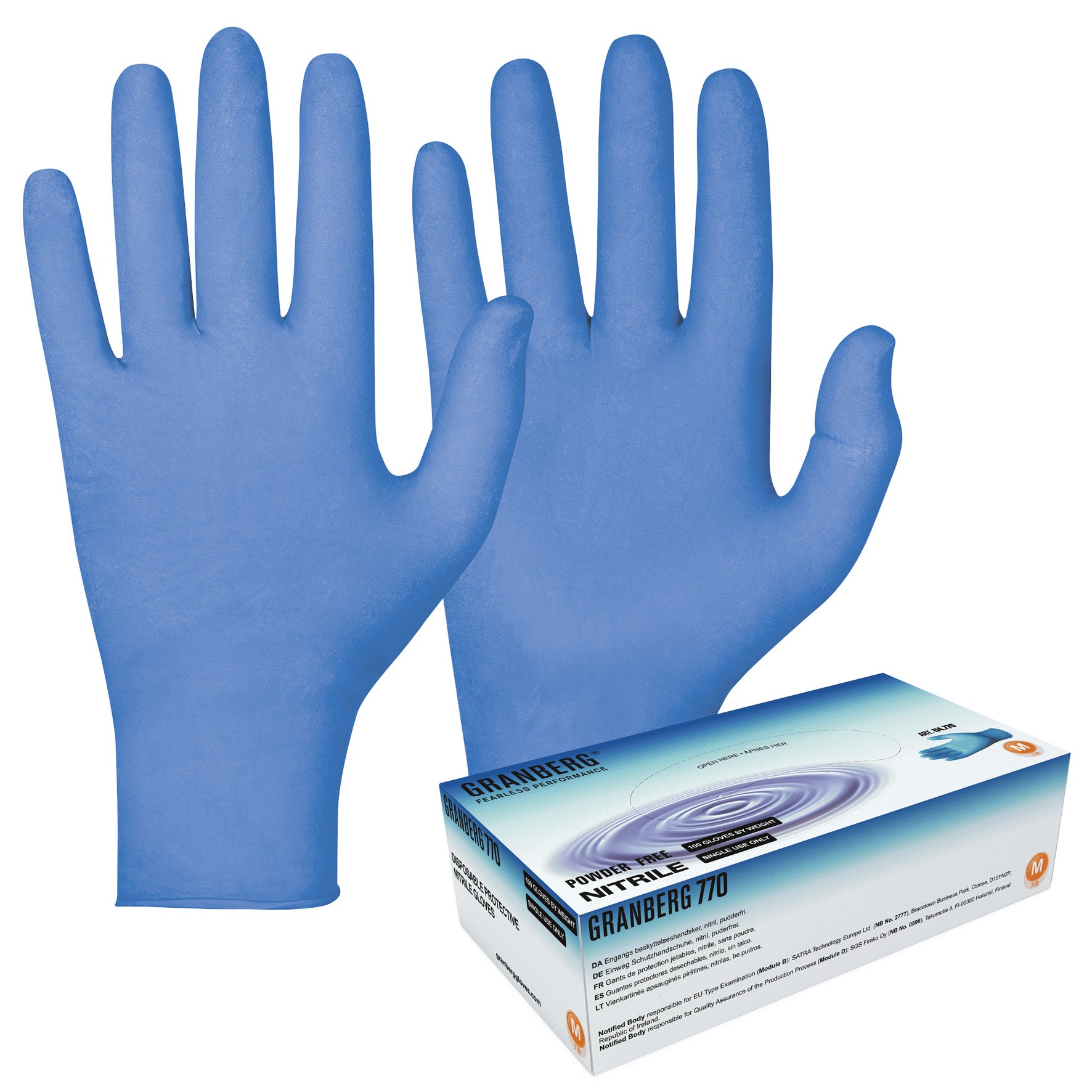 [8563020] Handske nitril blå XL 100 st/fp