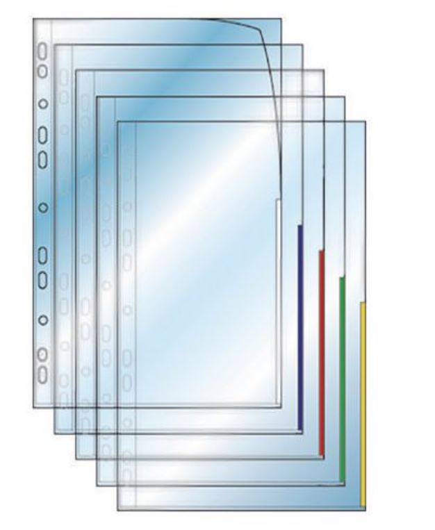 [W6300347] Plastficka Signal A4 0,12mm blå 100 st/fp