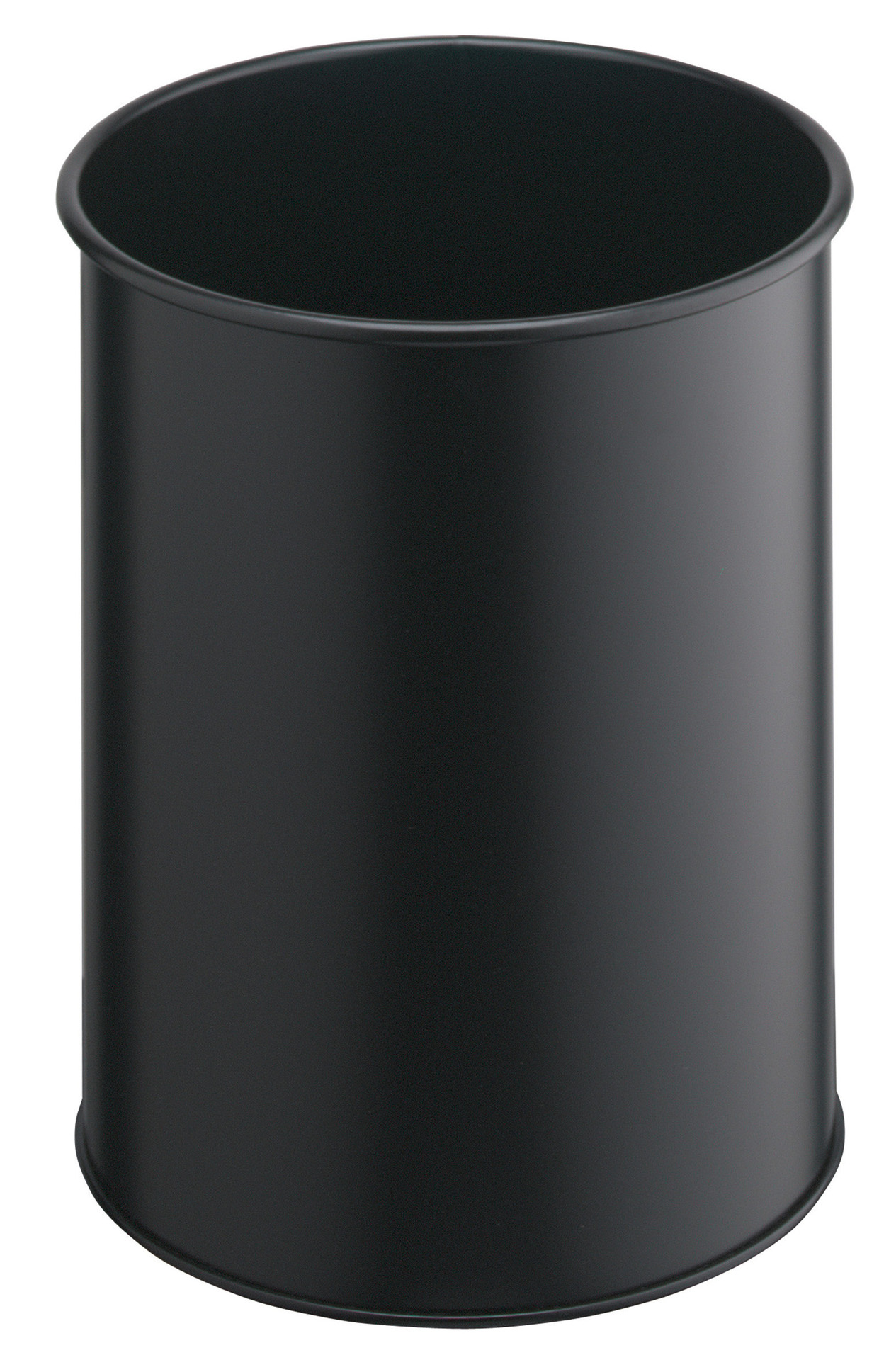 [2361481] Papperskorg metall 15l svart