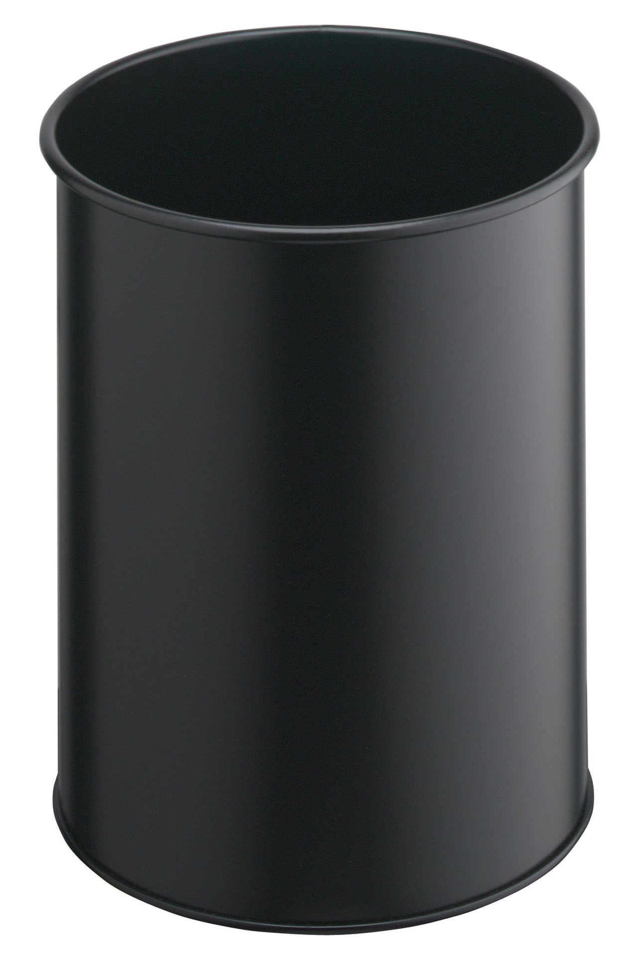 [2361481] Papperskorg metall 15l svart