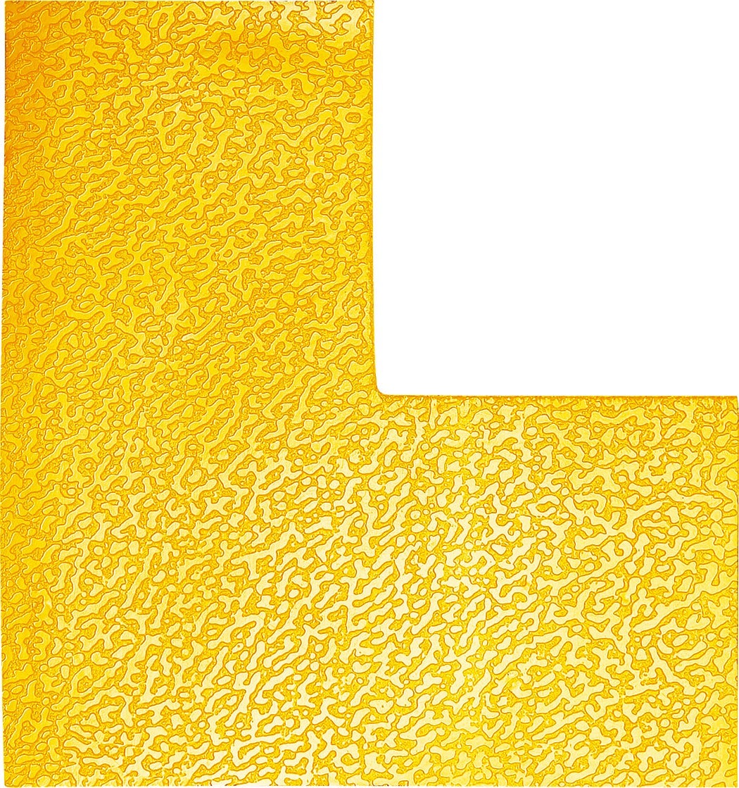 [8552668] Golvmarkering "L-form"  gul 10 st/fp