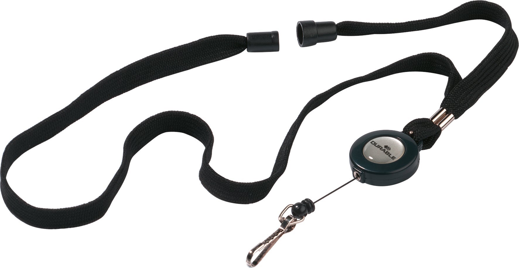 [8553010] Textilhalsband med jojo svart 10 st/fp