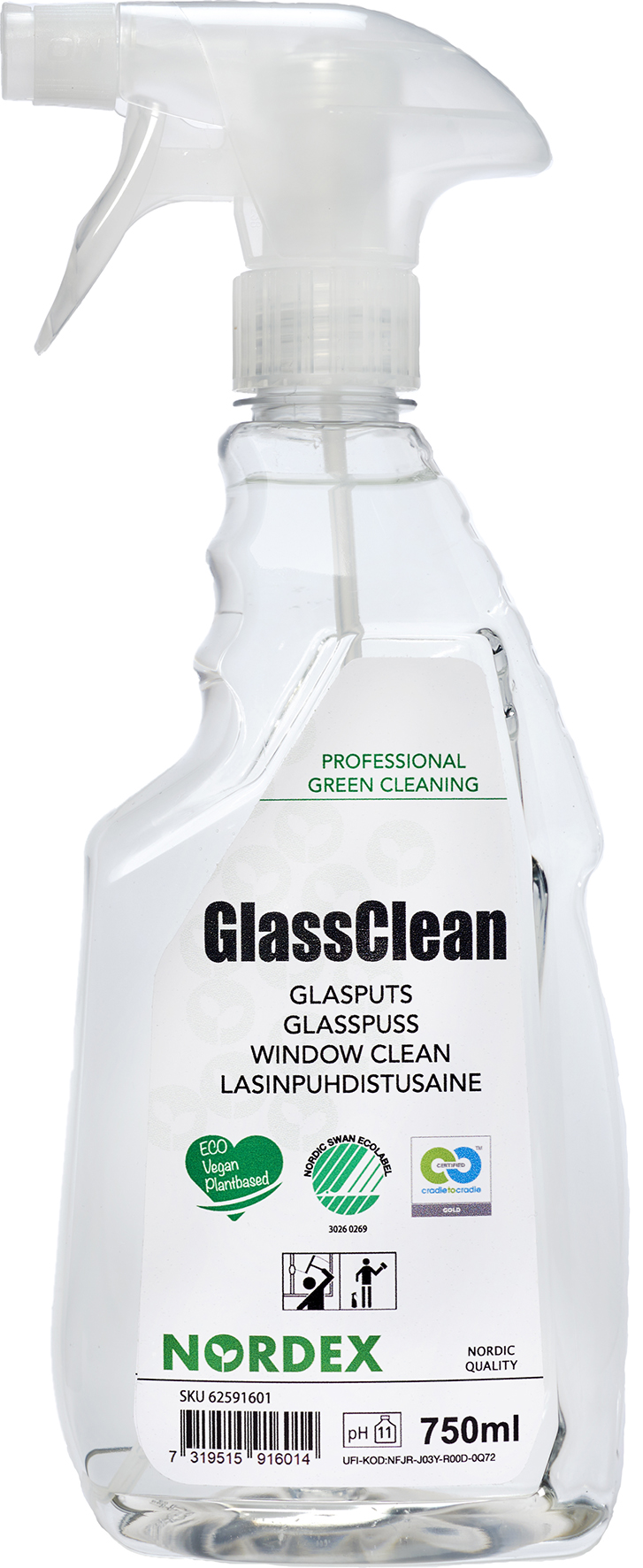 [8556894] GlassClean fönsterputs, 750 ml