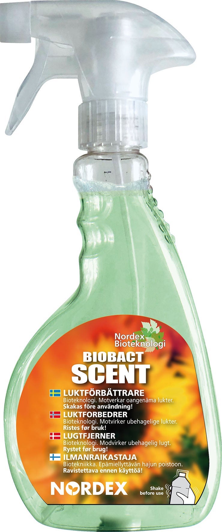 [8557485] Luktborttagningsmedel Biobact Scent Spray 500 ml Nordex