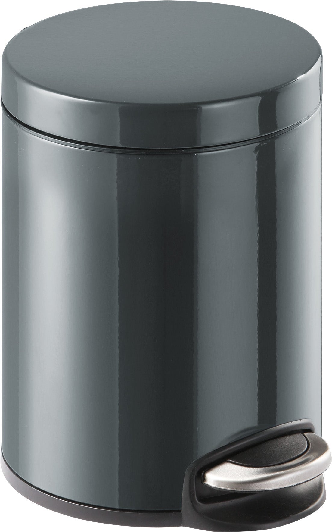 [8552821] Pedalhink metall 5 liter mörkgrå
