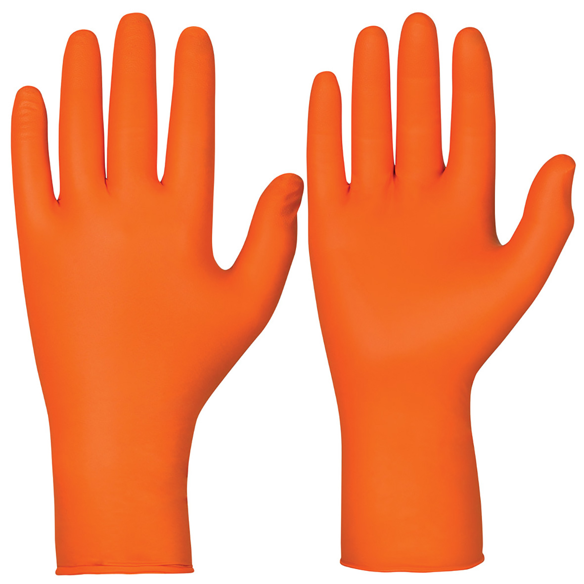 [8558407] Engångshandskar nitril, orange