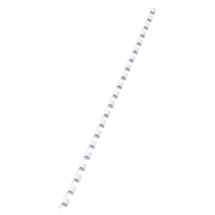 [E4028210] Plastspiral CombBind A4 21-ring 25mm vit 50st/fp (kopia)