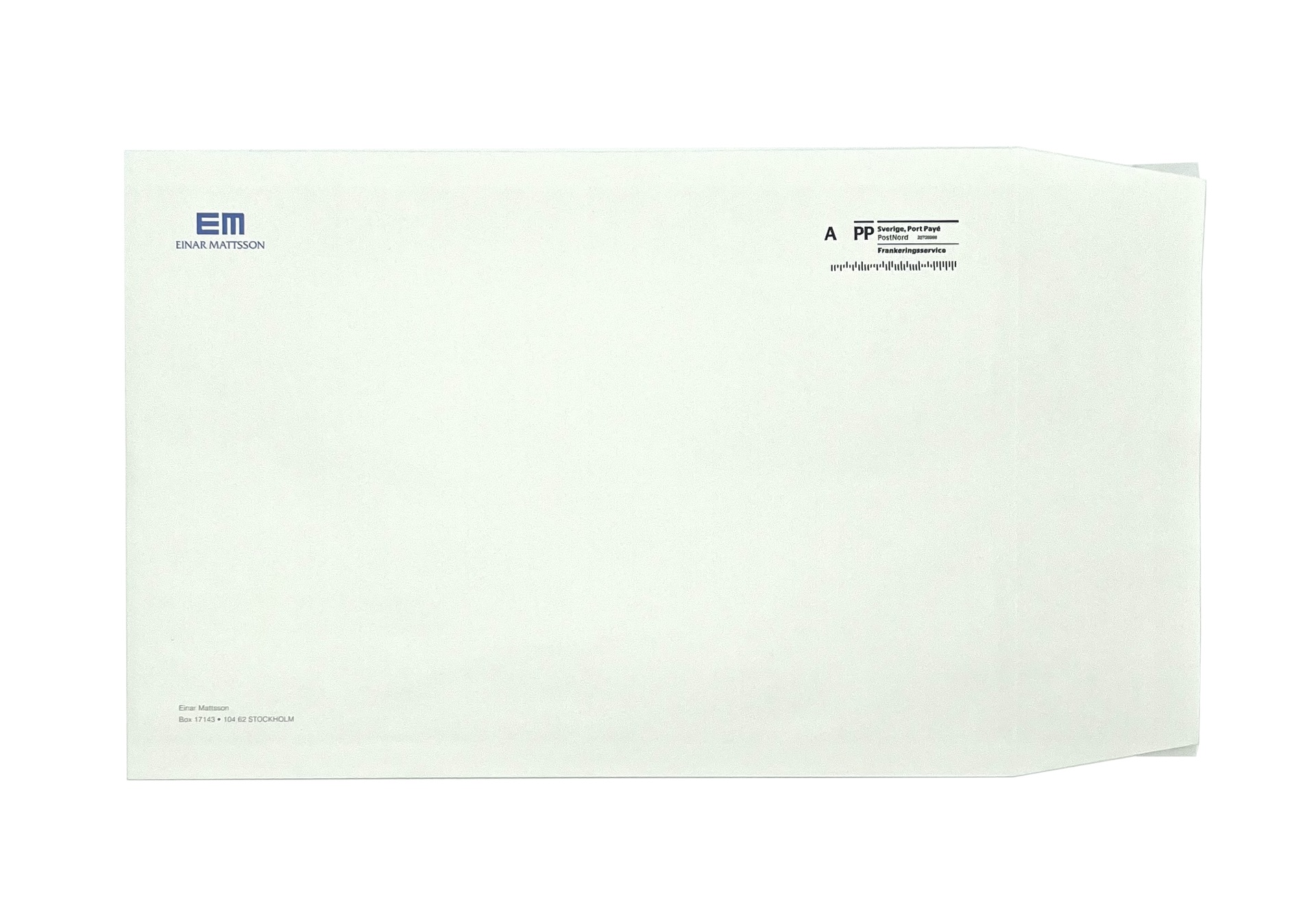 [EEEMA2009] Kuvert B4 Expander vit öppen kortsida 3+0 200st/krt