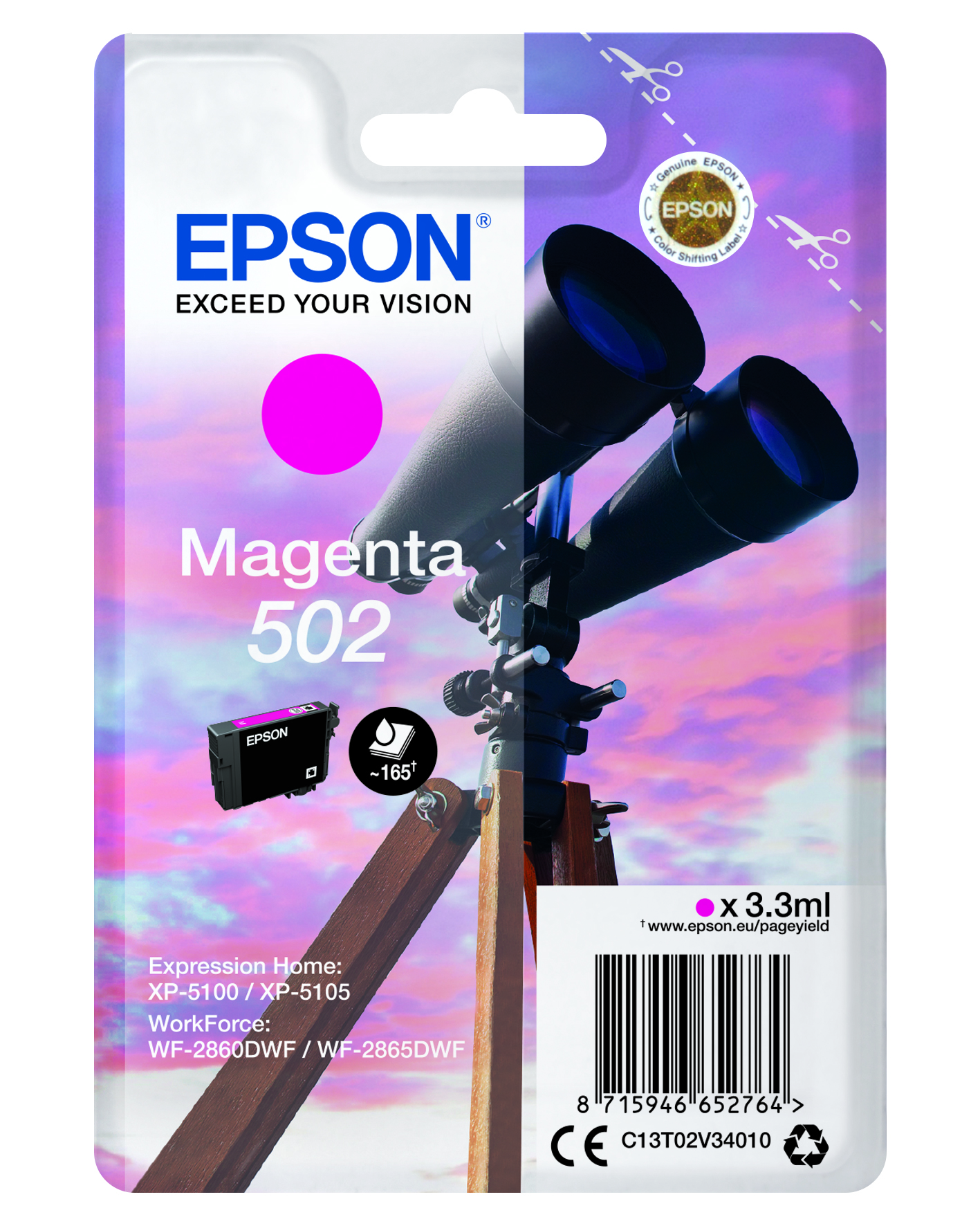 [8563855] Bläck Epson T502 Magenta