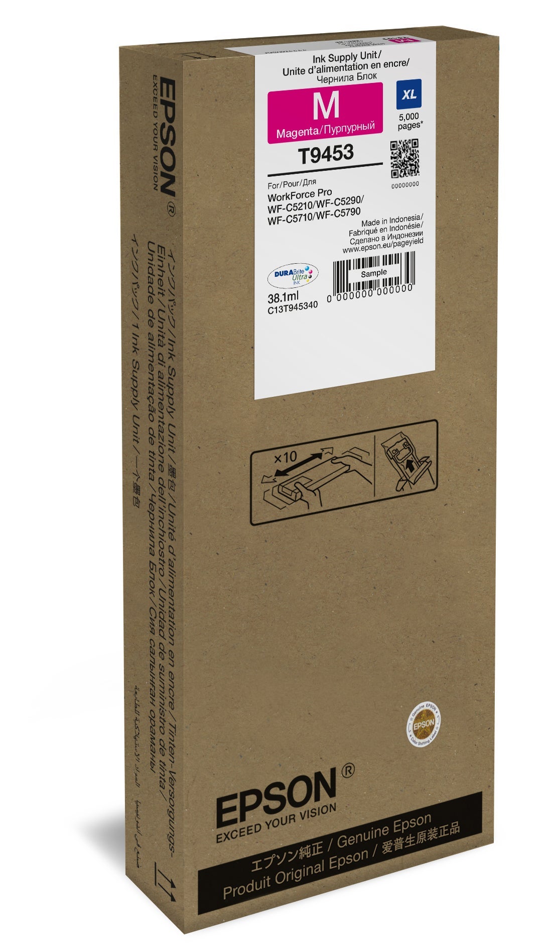 [8563943] Bläck Epson WF-C5 XL Magenta