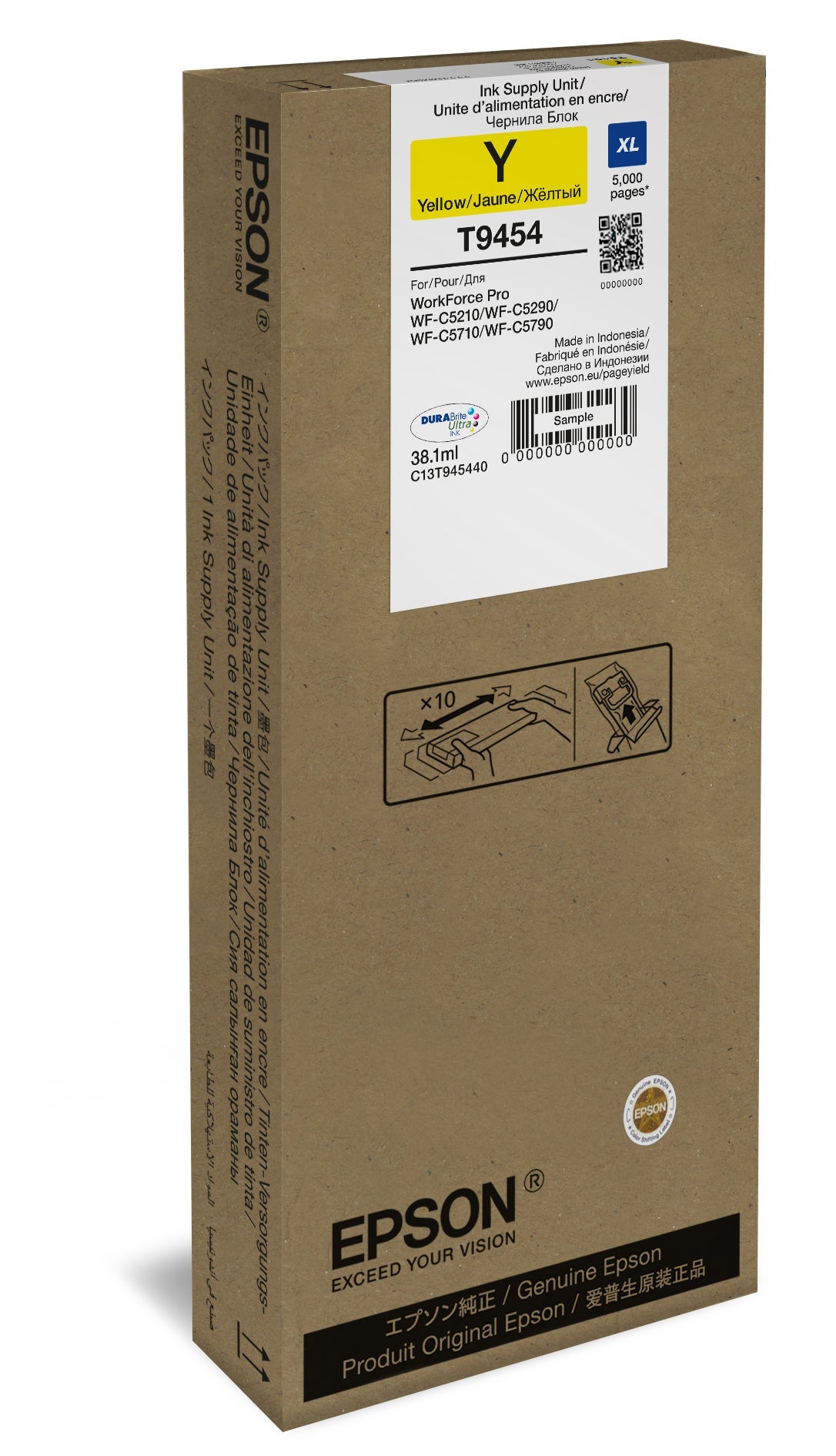 [8563944] Bläck Epson WF-C5 XL Gul