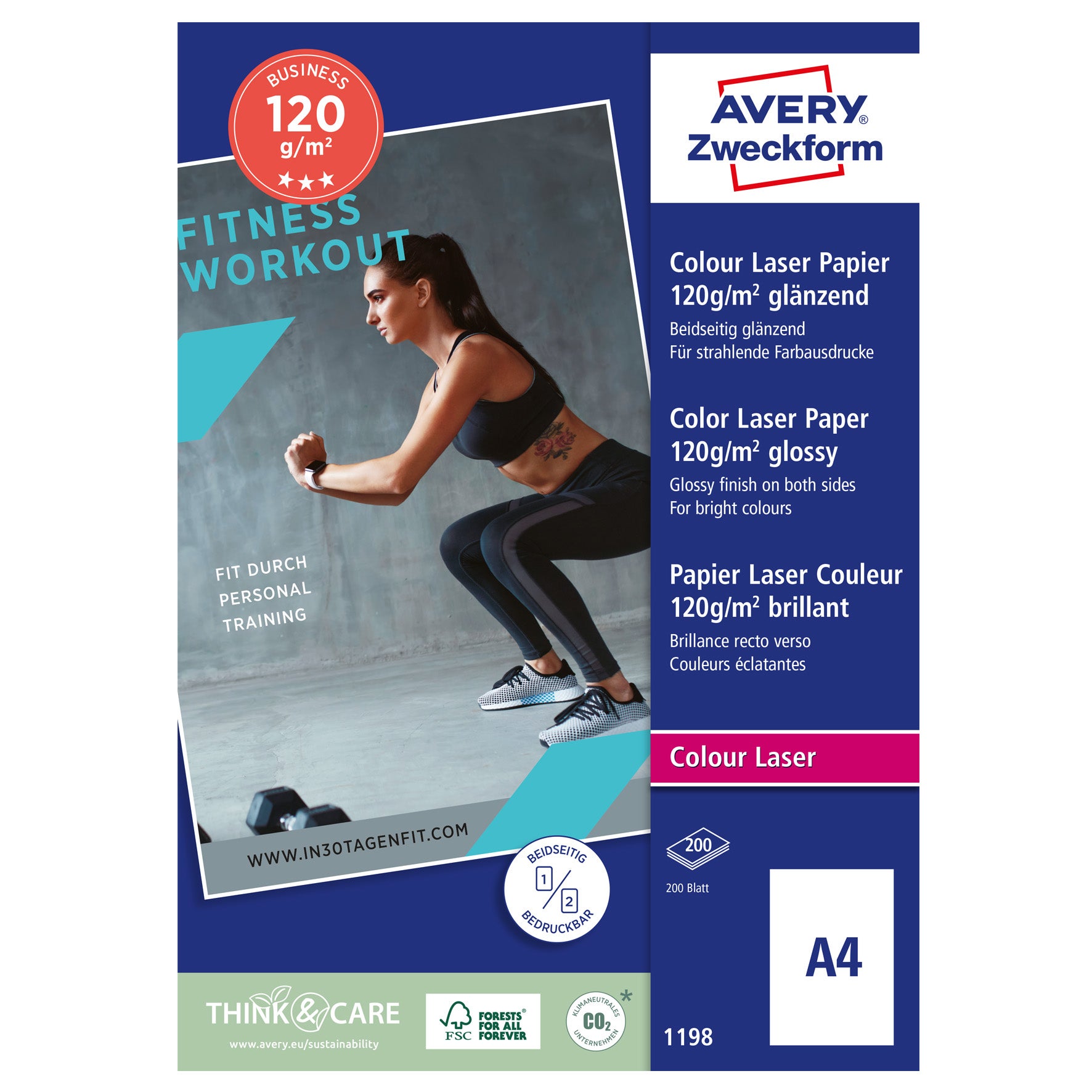 [1178930] Fotopapper 120g glossy 200/fp