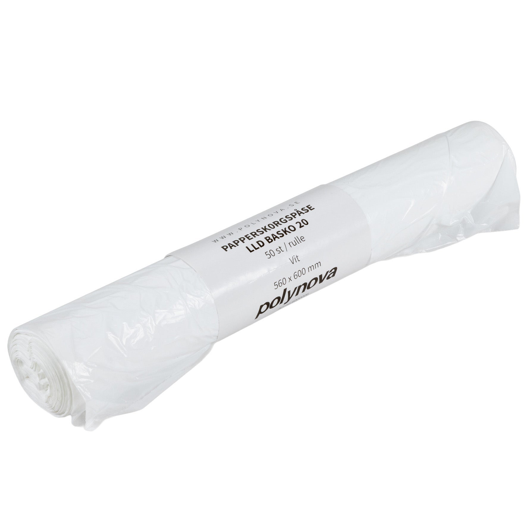 [8564260] Soppåse 30L vit 15my 50/rl