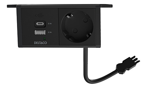 [8565072] Underbordet-1eluttag + A+C USB