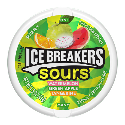 [8565144] Ice Breakers Sours Fruit 42g