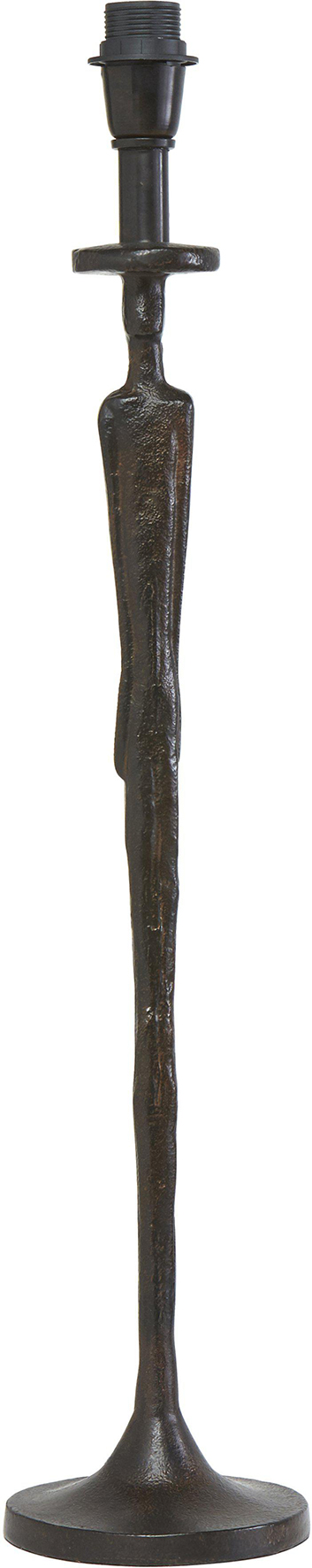 [8555316] Lampfot Mr Matt Svart/Br 78cm