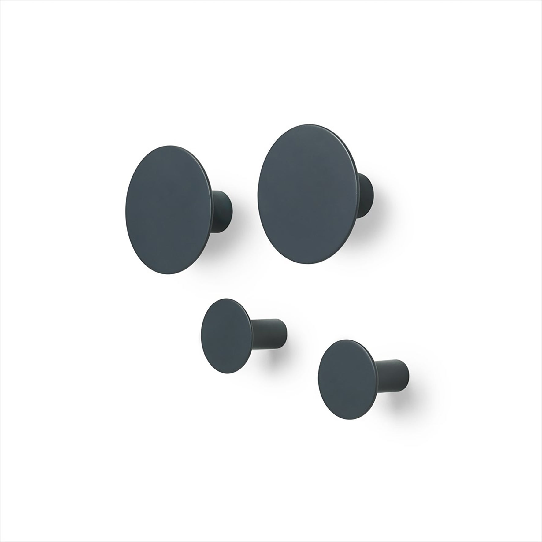 [8559881] Väggkrok Ponto 4-set Gunmetal
