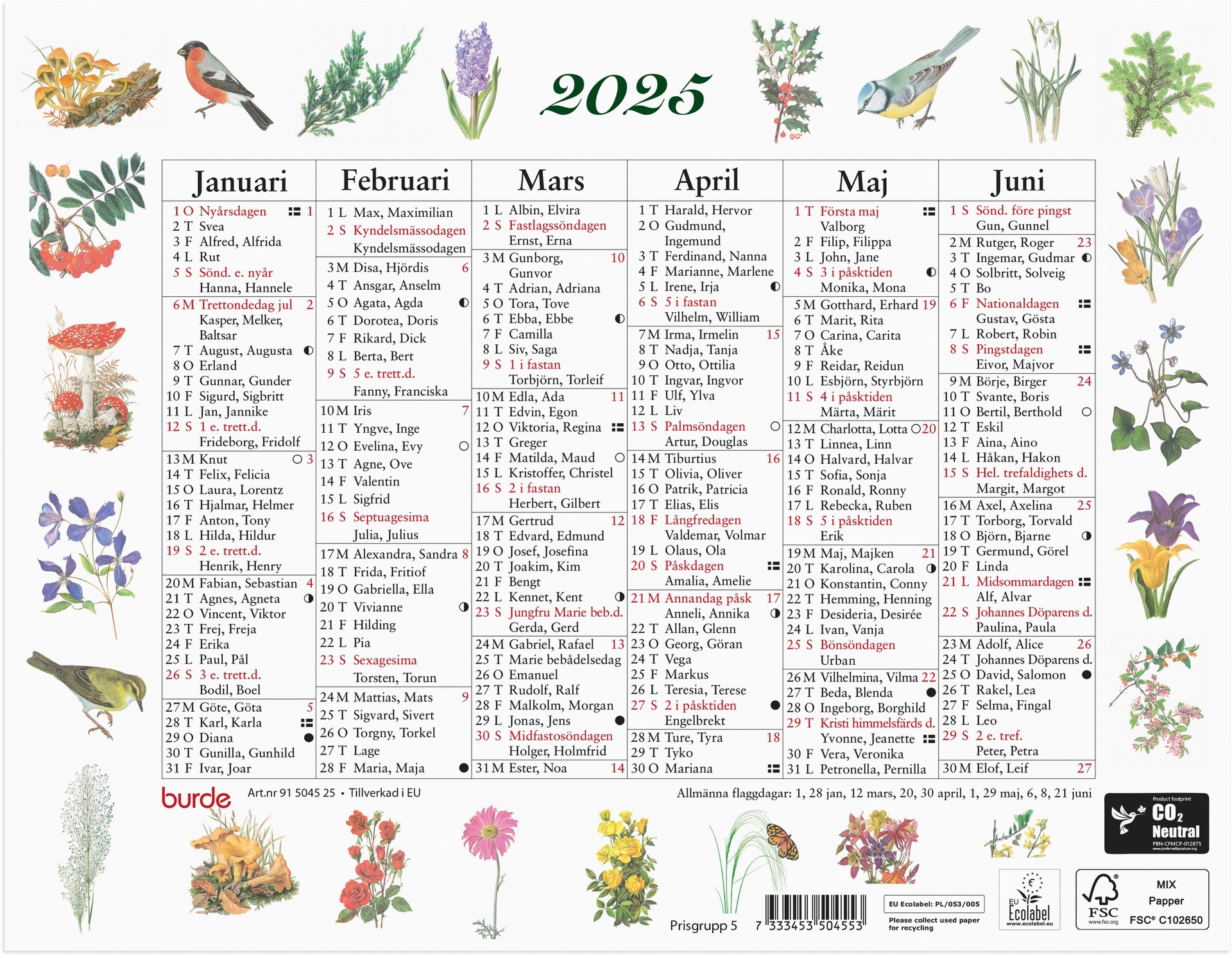 [61504525] Lilla Naturalmanackan 2025