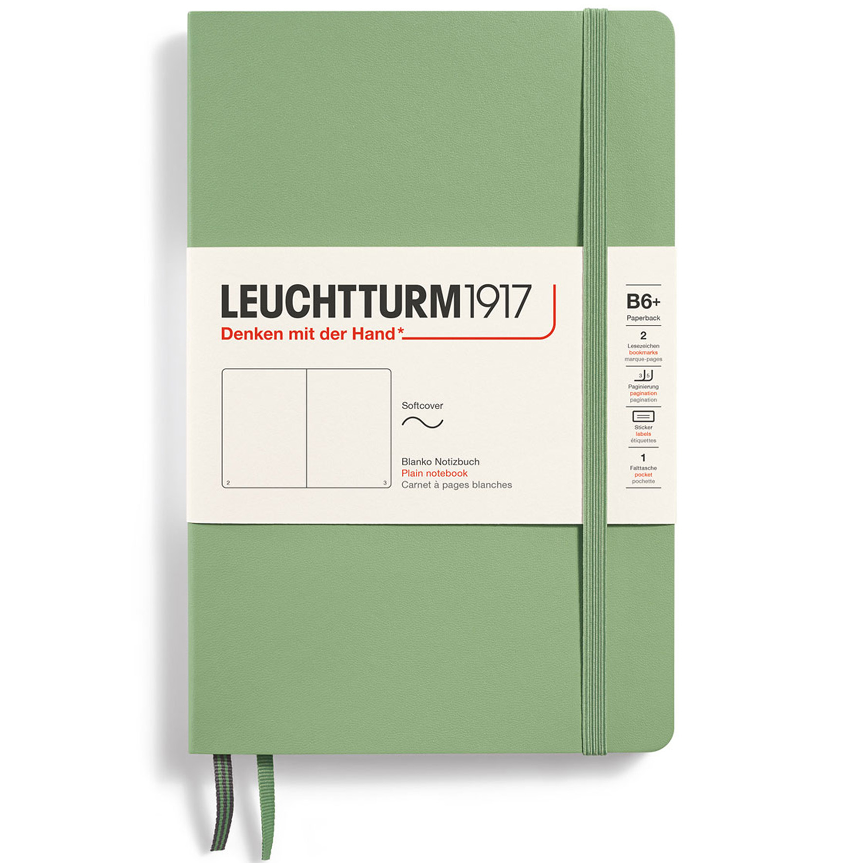 [2634967] Ant.bok B6 soft blank sage