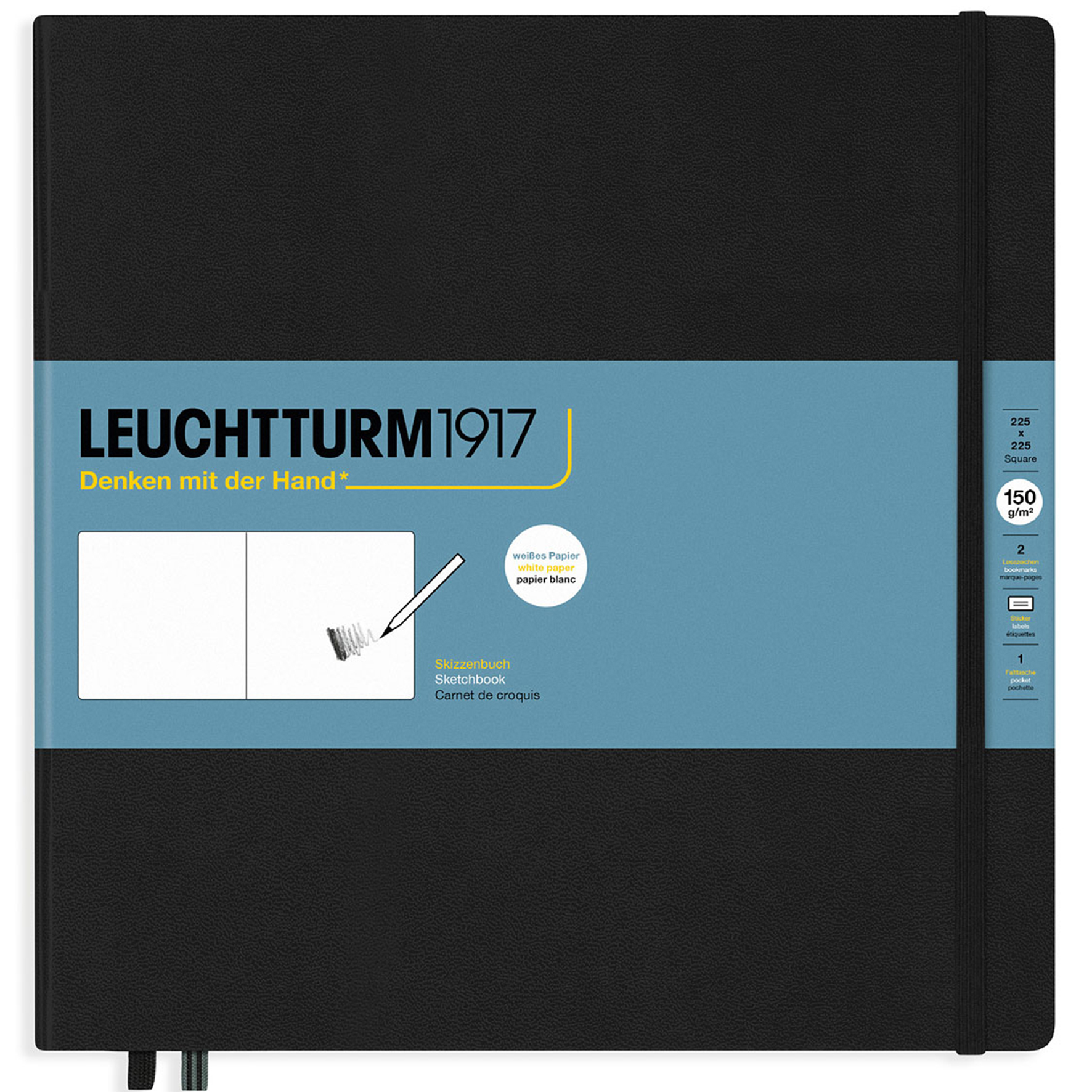 [2140495] Sketchbook square black