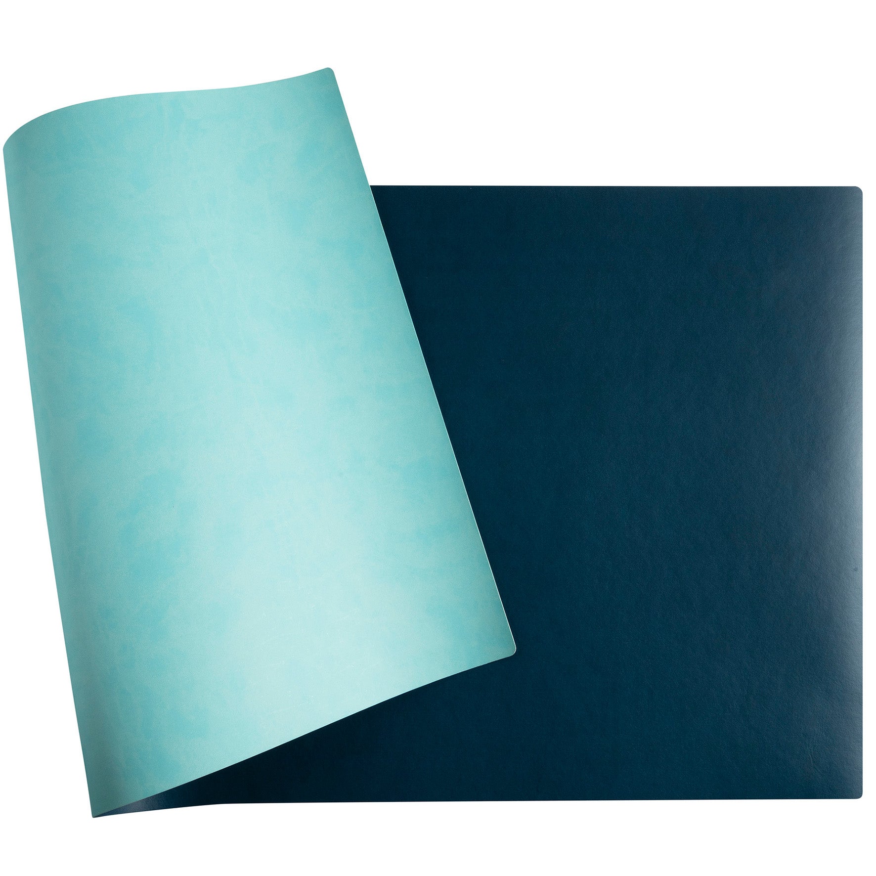 [2367116] Skrivbordsunderlägg PU 40x80 cm Tropic/duck blue