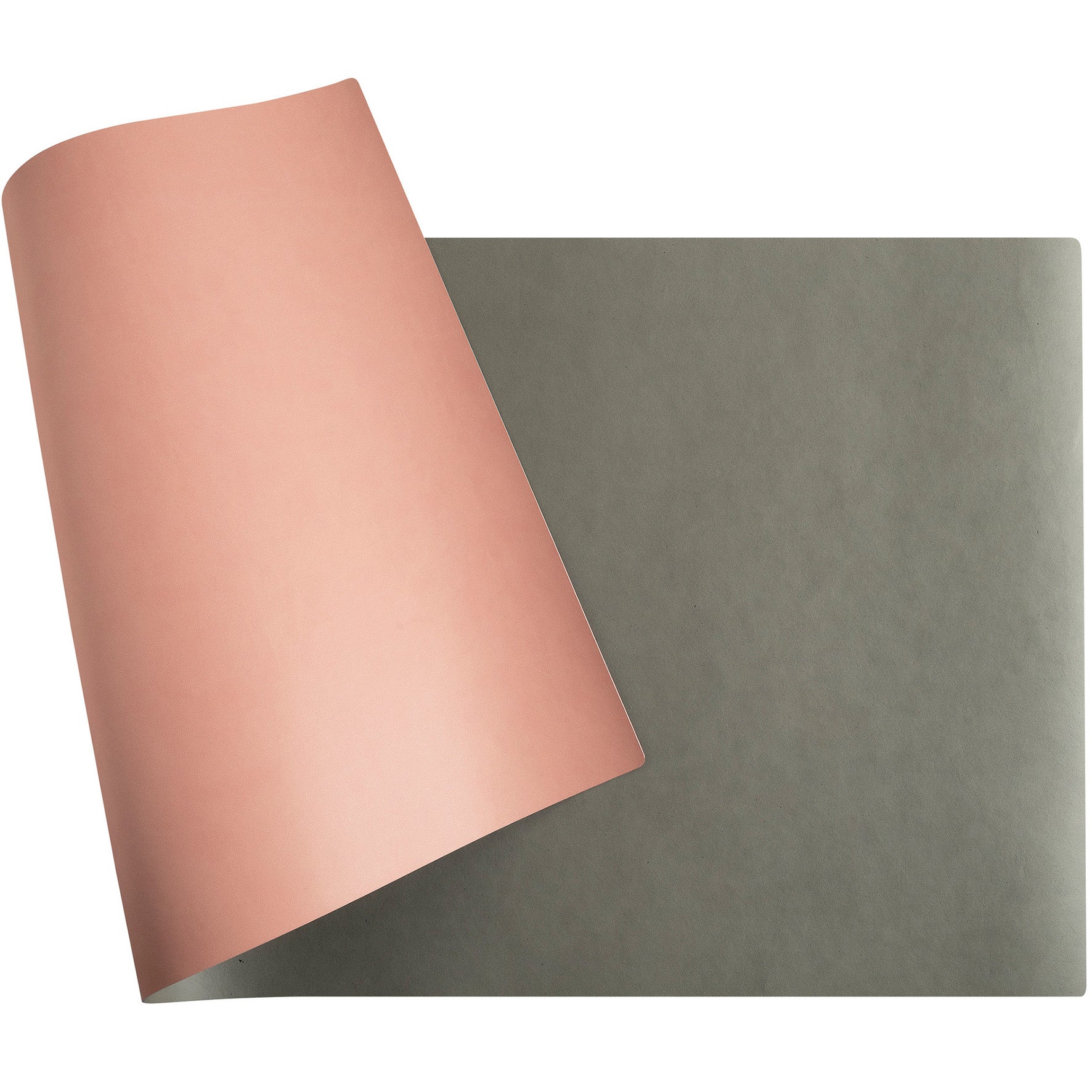 [2367117] Skrivbordsunderlägg PU 40x80 cm Nude/grey