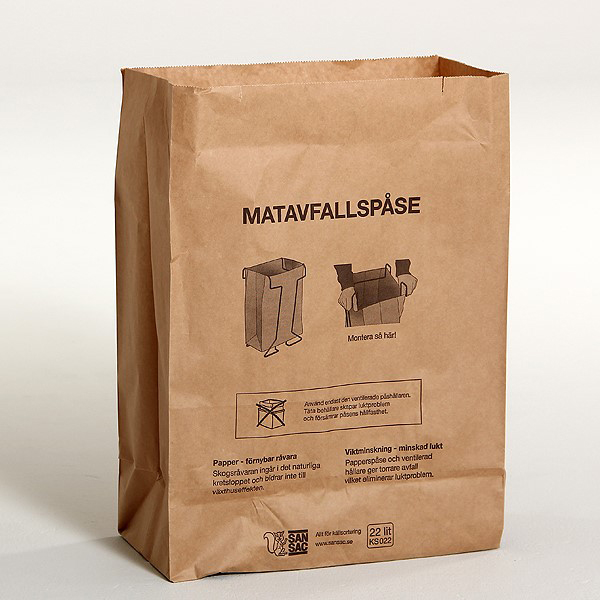 [8563304] Matavfallspåse 22L 100/fp