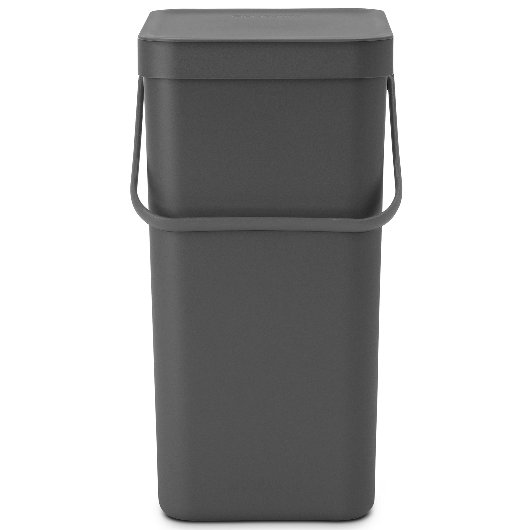 [8565927] Avfallshink Sort&Go Grå 16L