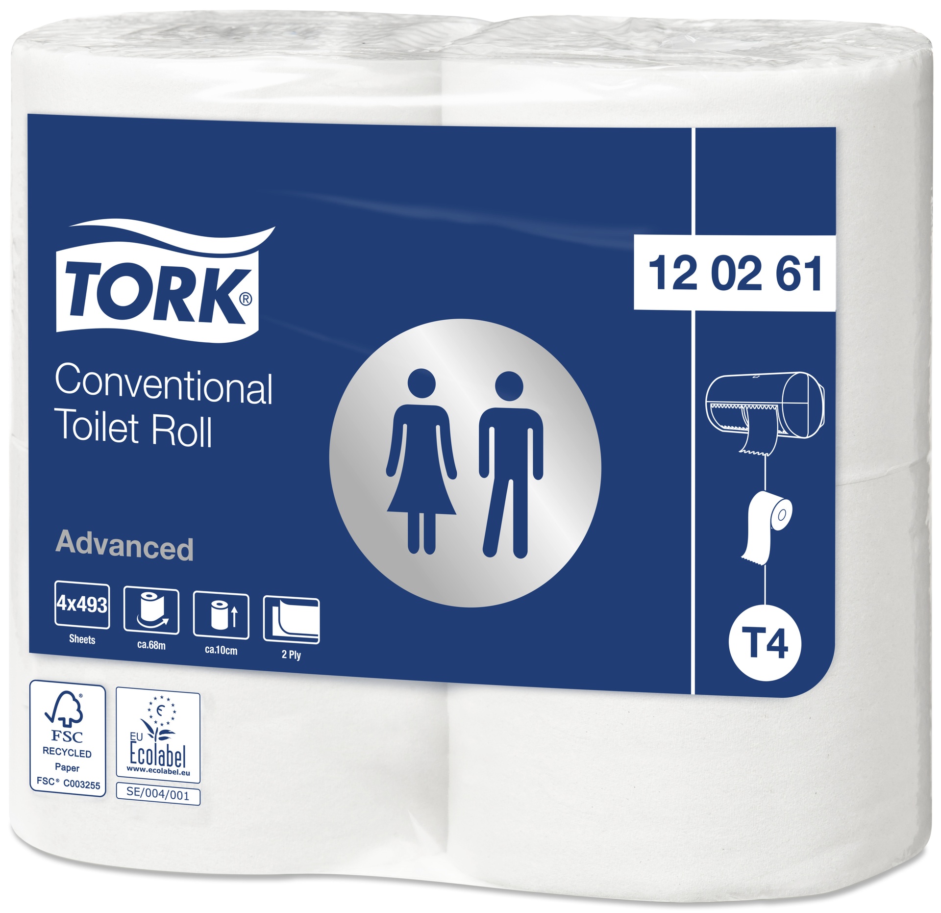 [8564262] Toalettpapper T4 Adv. 61,6 4rl