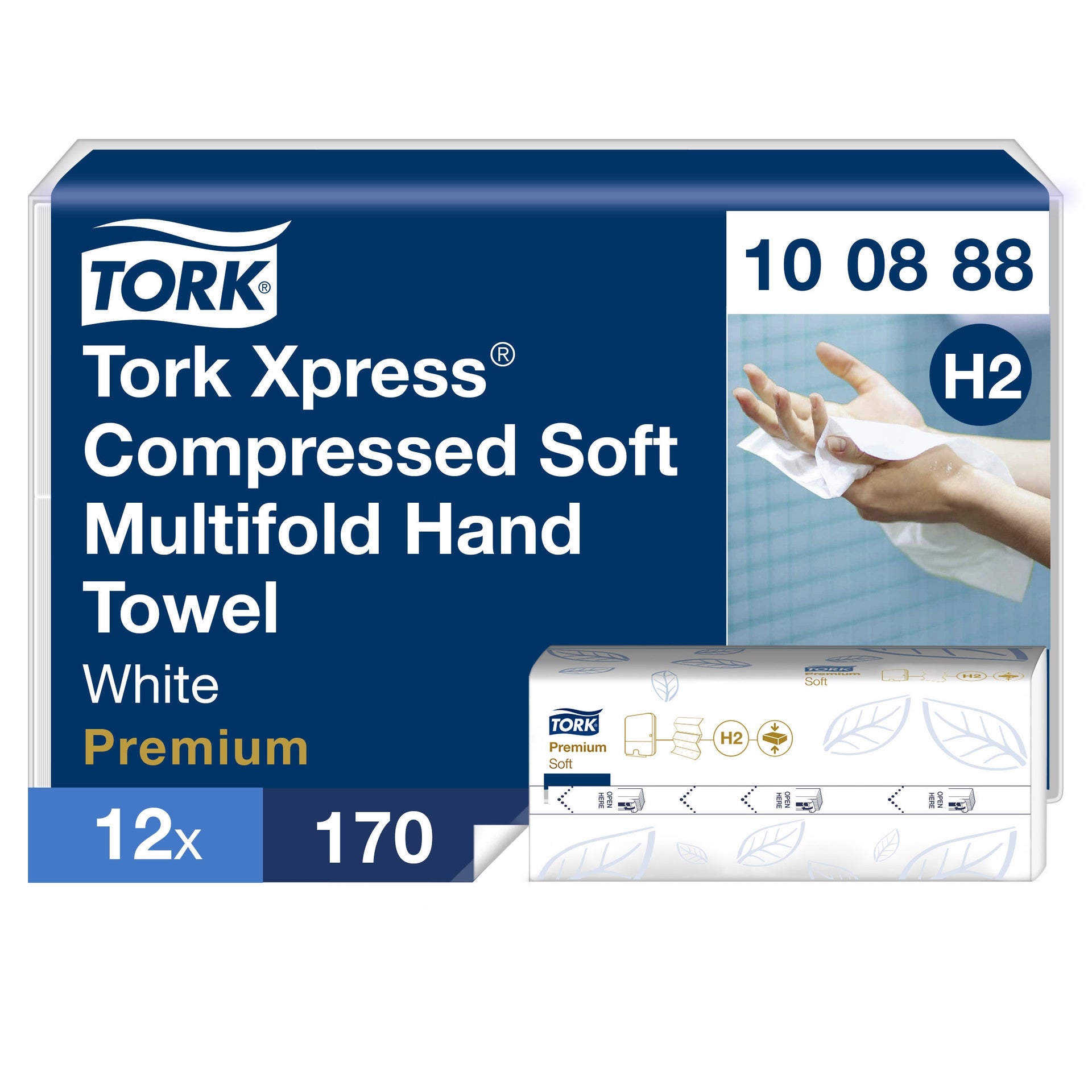 [8565686] Handduk H2 M Pre kompr 2040/tr