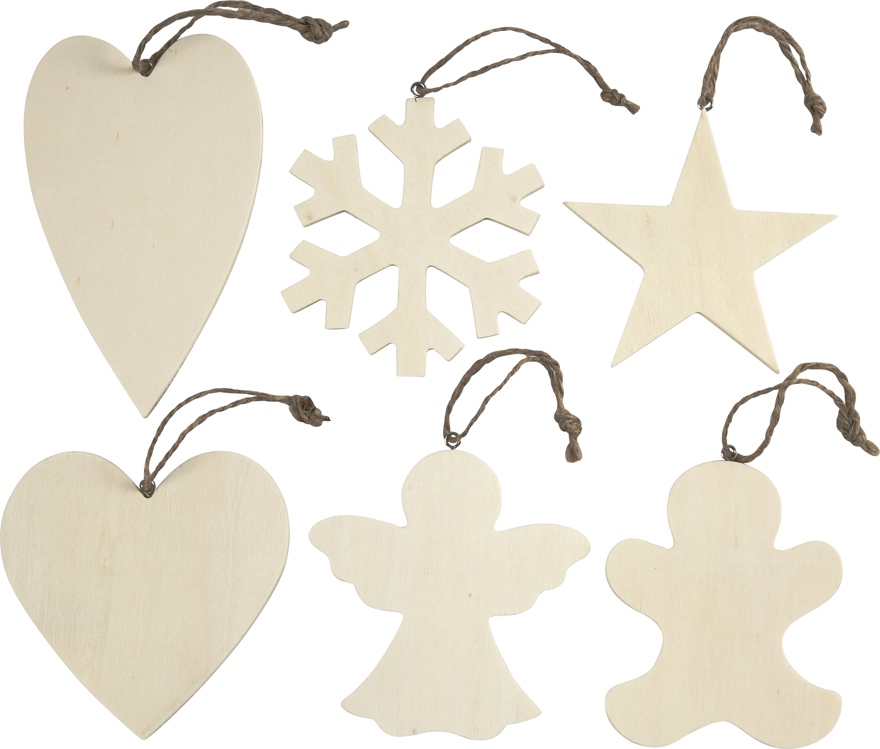 [8310200] Julhängen plywood 9-11cm 6/fp