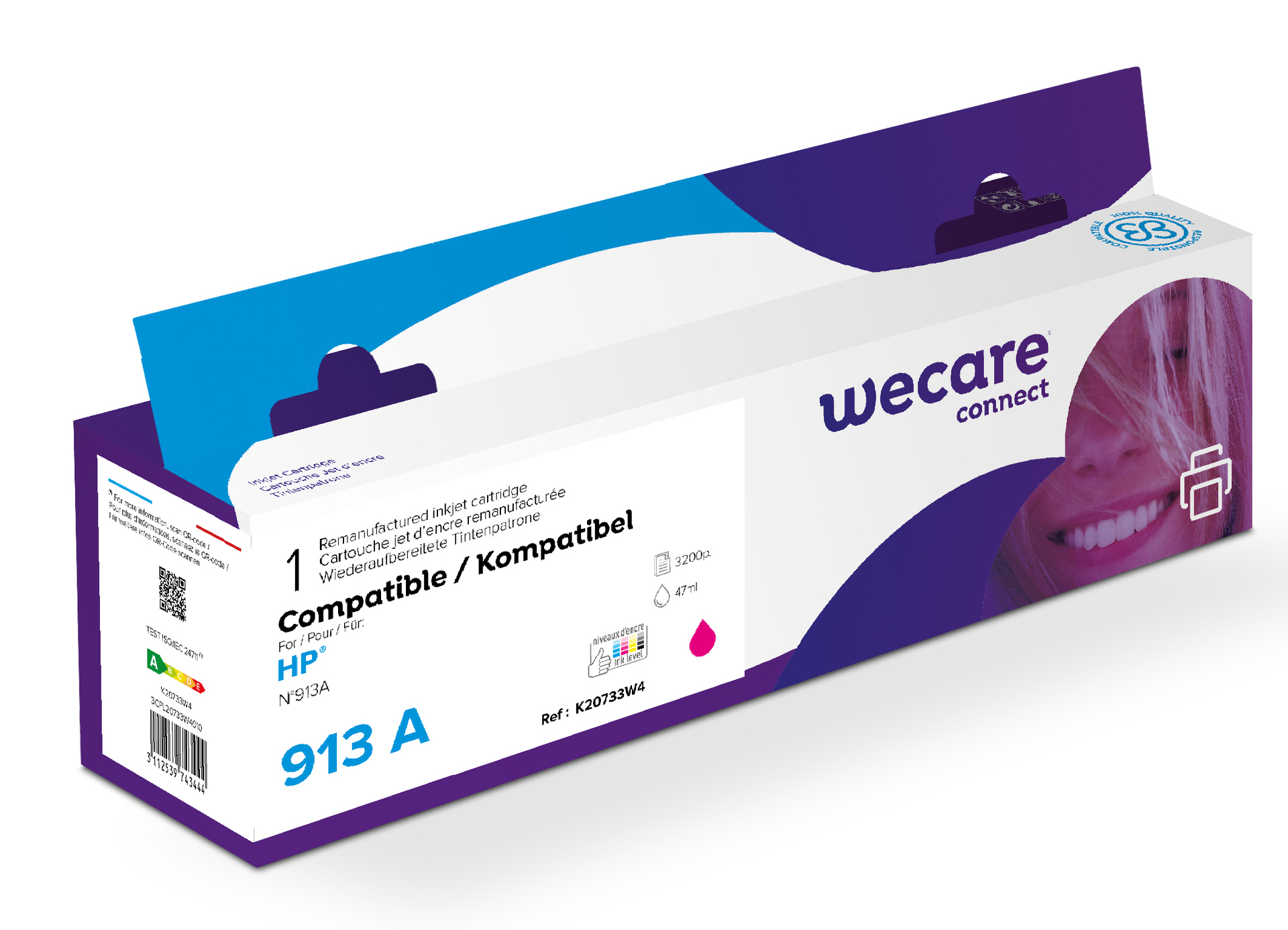 [8564699] Bläck Wecare 913A Magenta