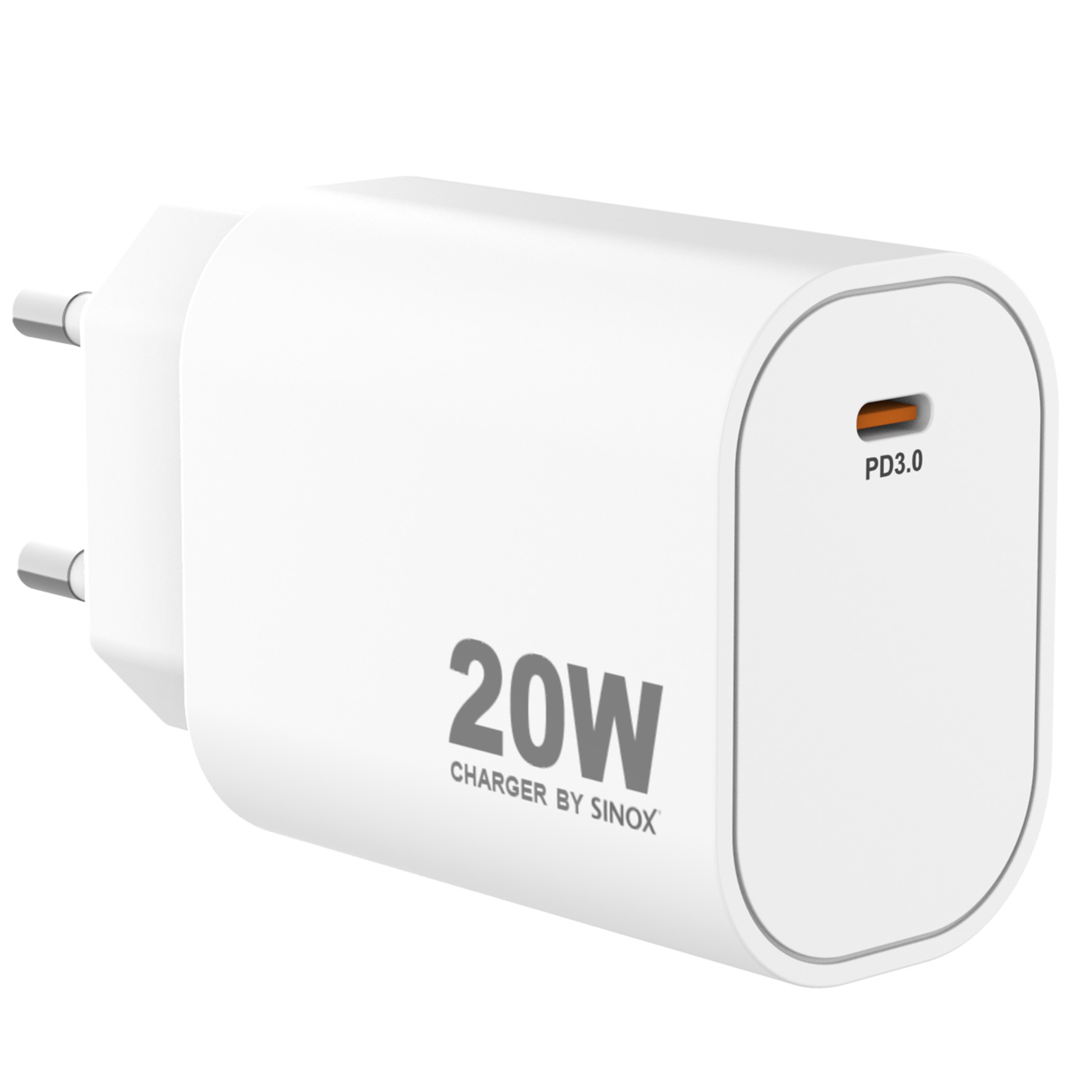 [8565238] USB-C laddare 20W. Vit