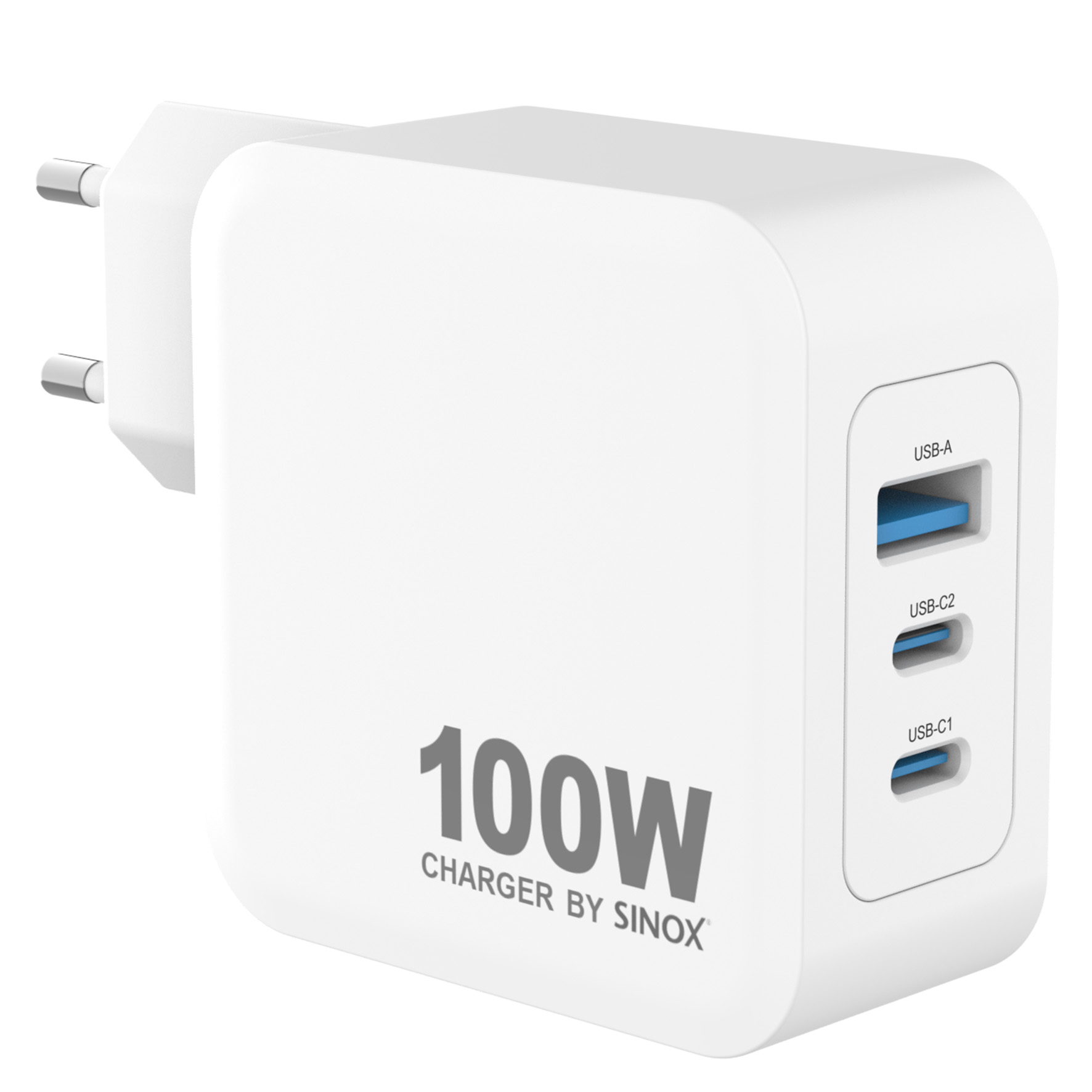 [8565270] 3 output GaN laddare 100W
