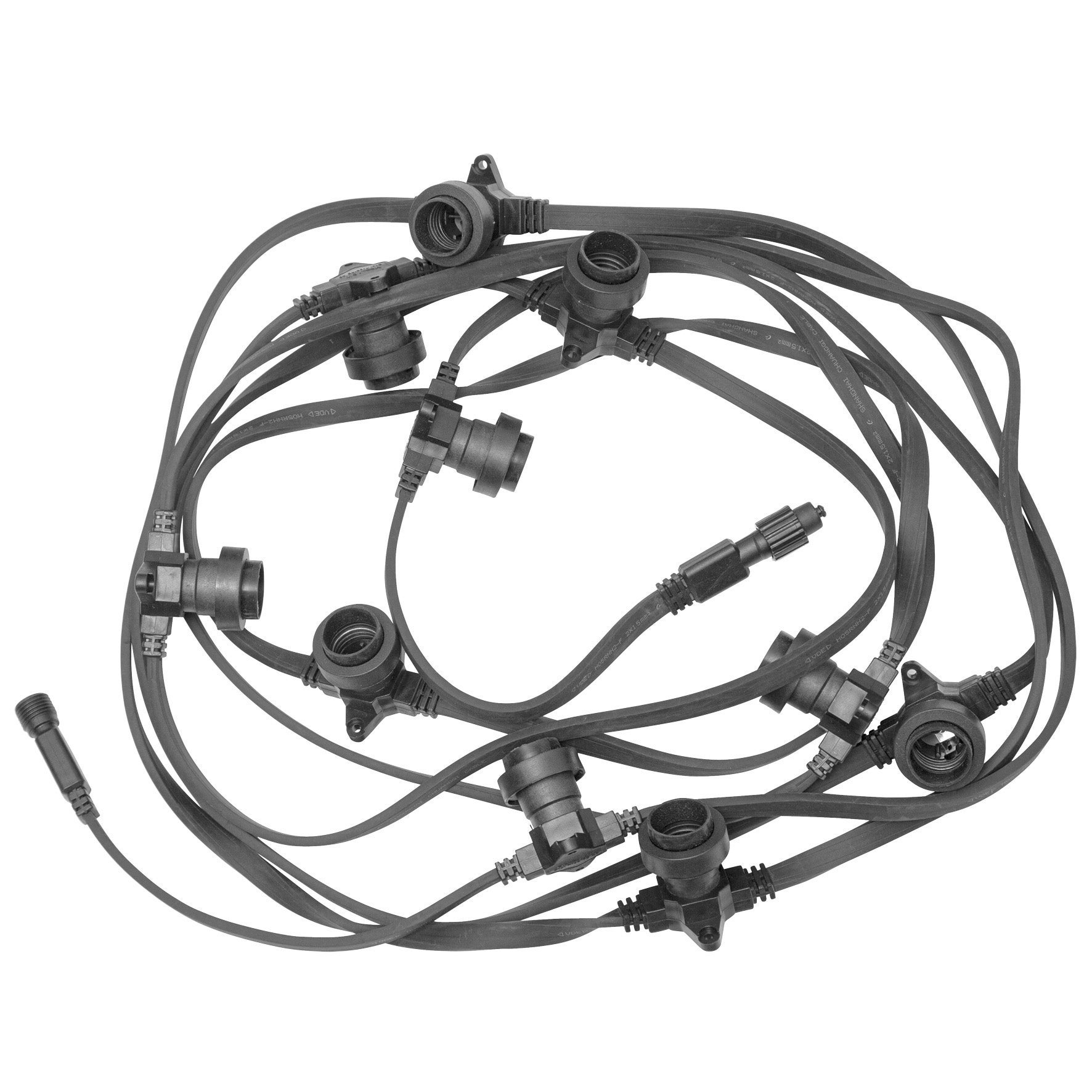 [8565287] Ljusslinga Connecta Flat E27