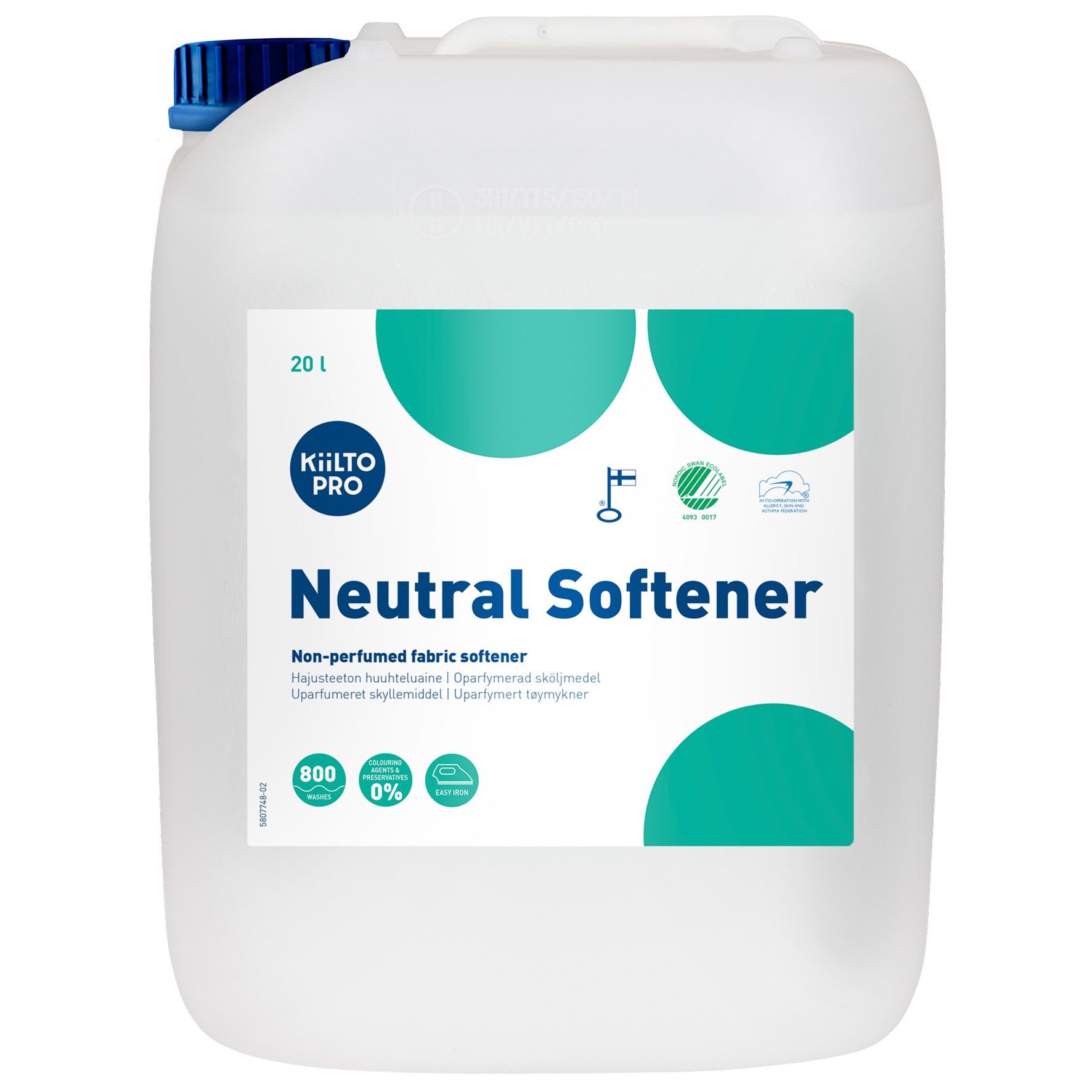 [8566552] Sköljmedel oparfymerad 20 L