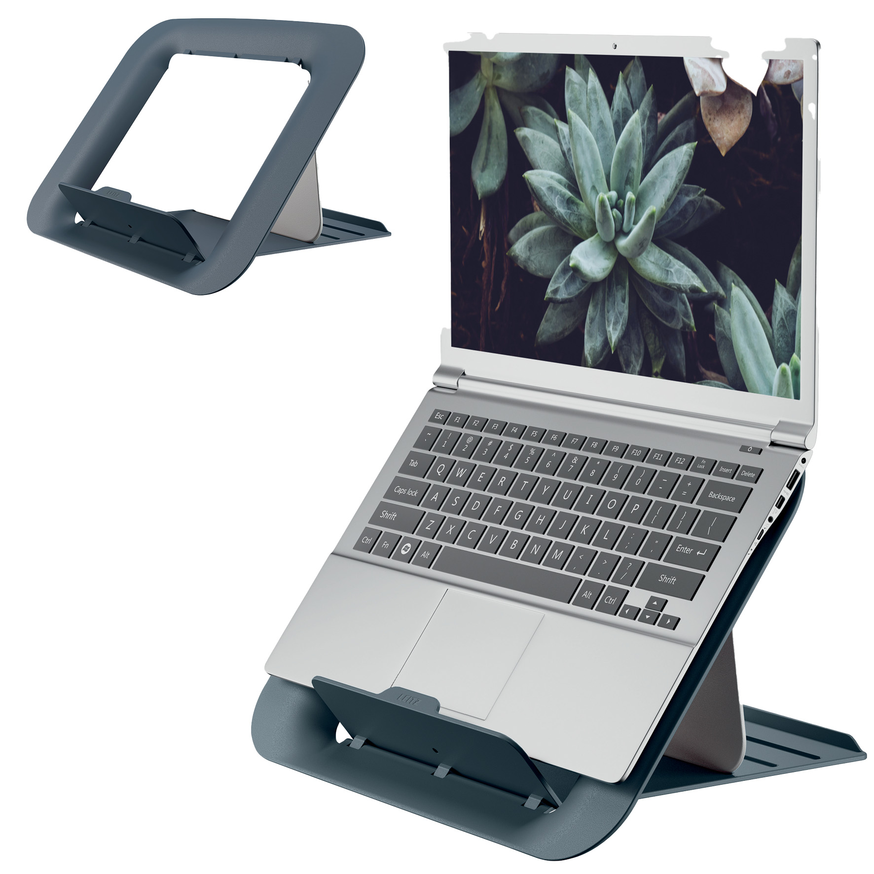 [8566617] Laptopställ Cosy grå