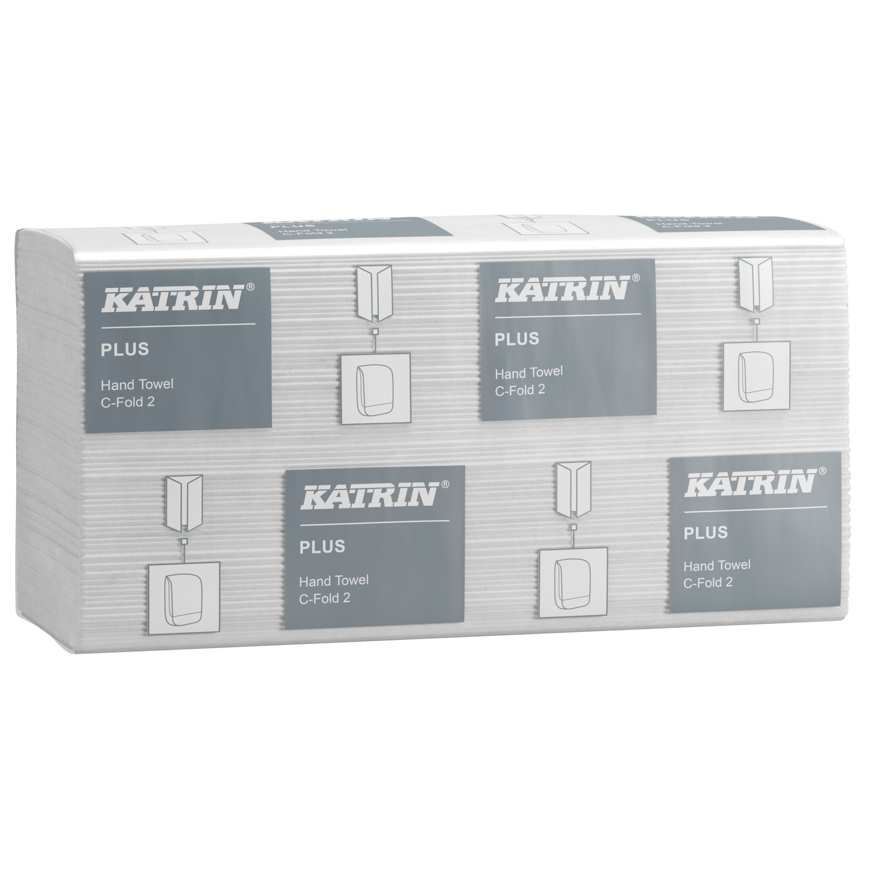 [8566818] Pappershandduk Plus C-fold 2 lager 1600 ark/fp