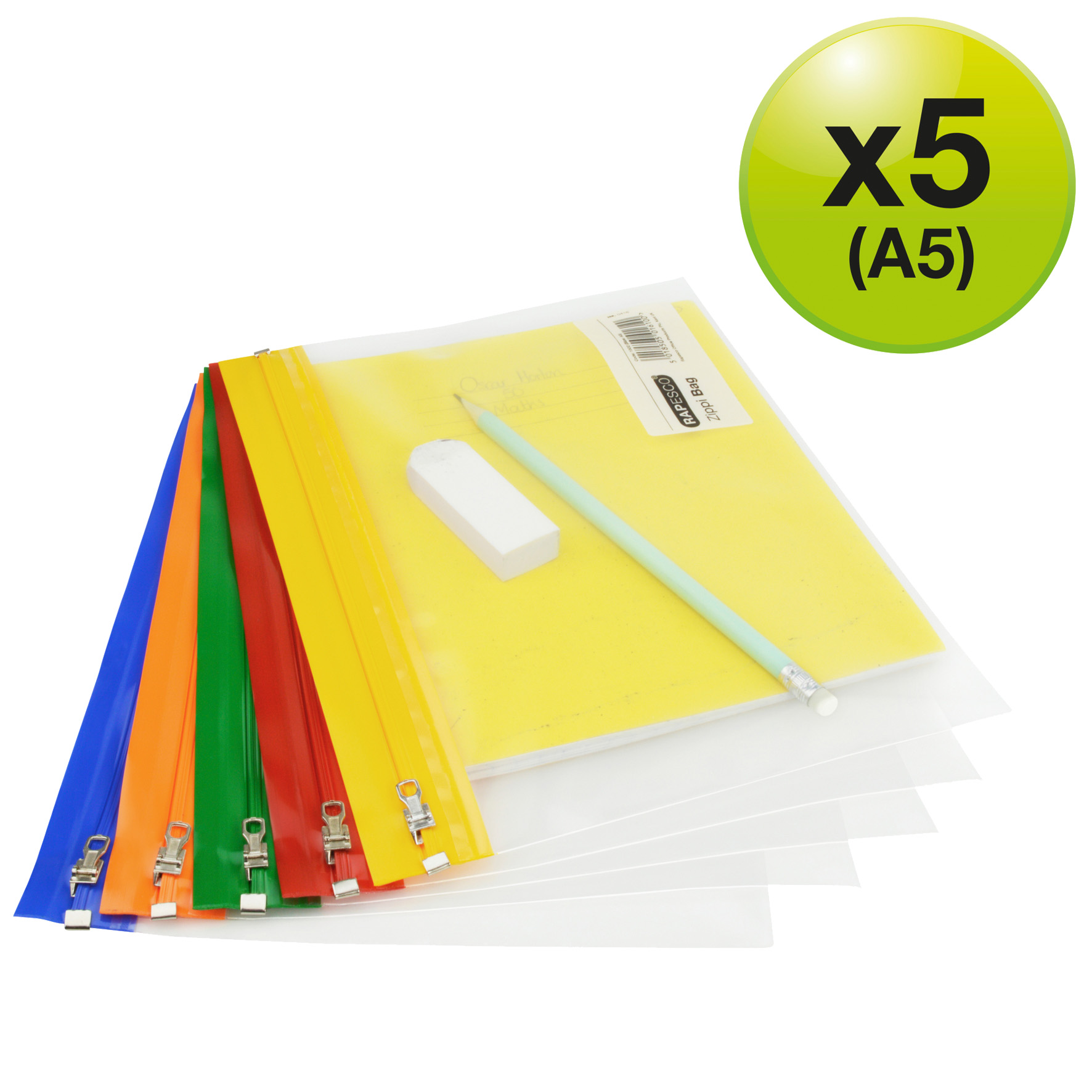 [2662305] Blixlåspåse Rapesco A5 5/fp