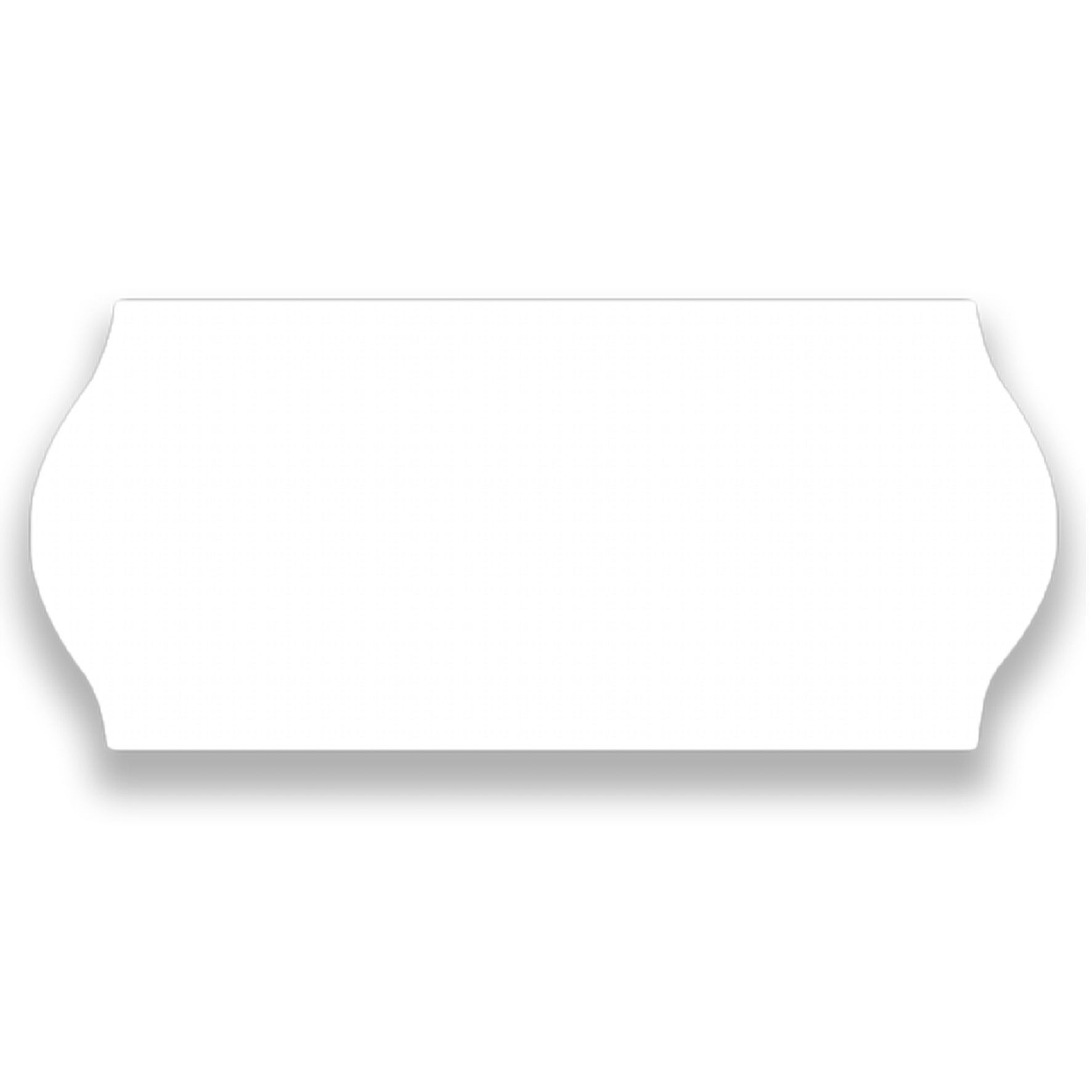 [8566872] Prismärkningsetikett 26x12 mm G2 vit 6 rullar