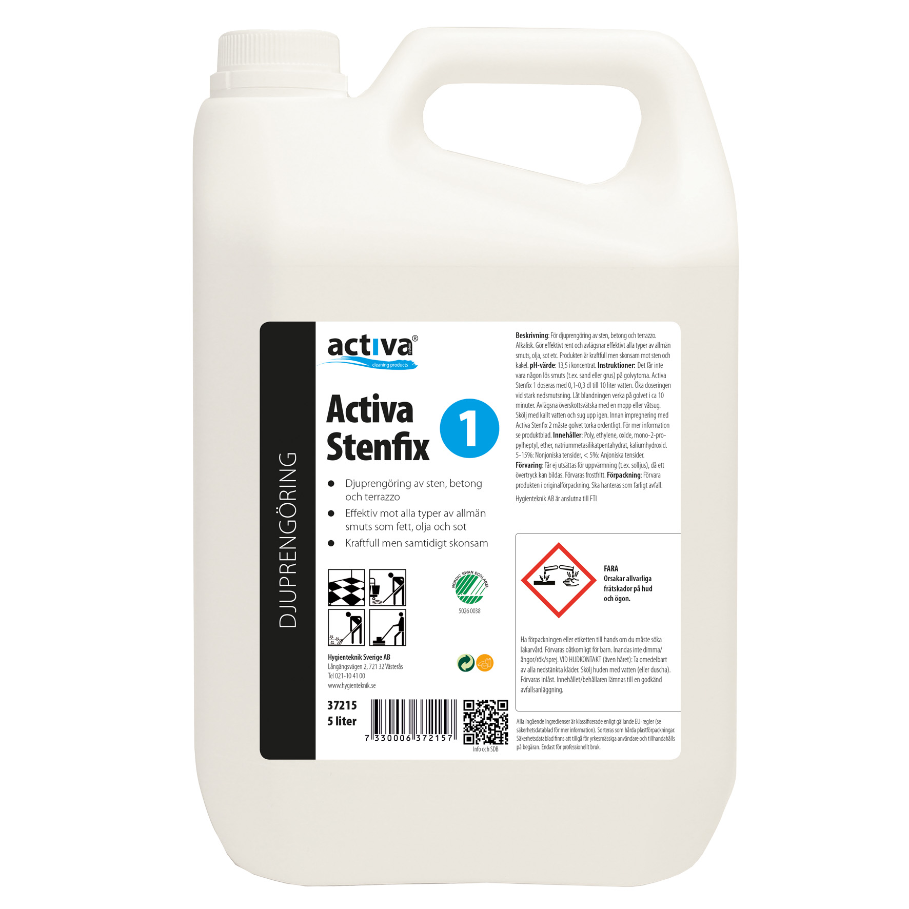 [8566749] Golvrent Stenfix 1, Oparf. 5L