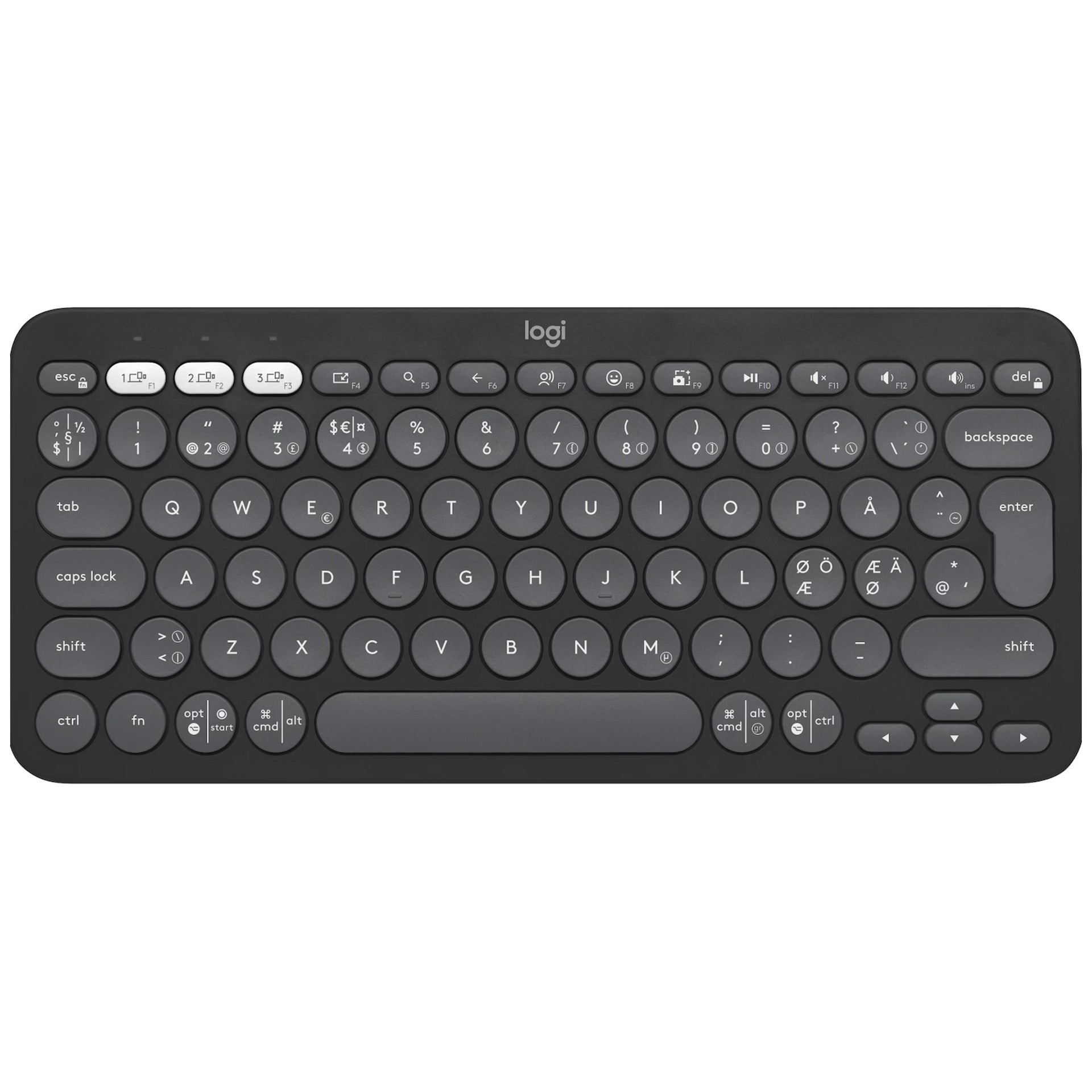 [8566725] Tangentbord Pebble Keys 2 K380s trådlöst