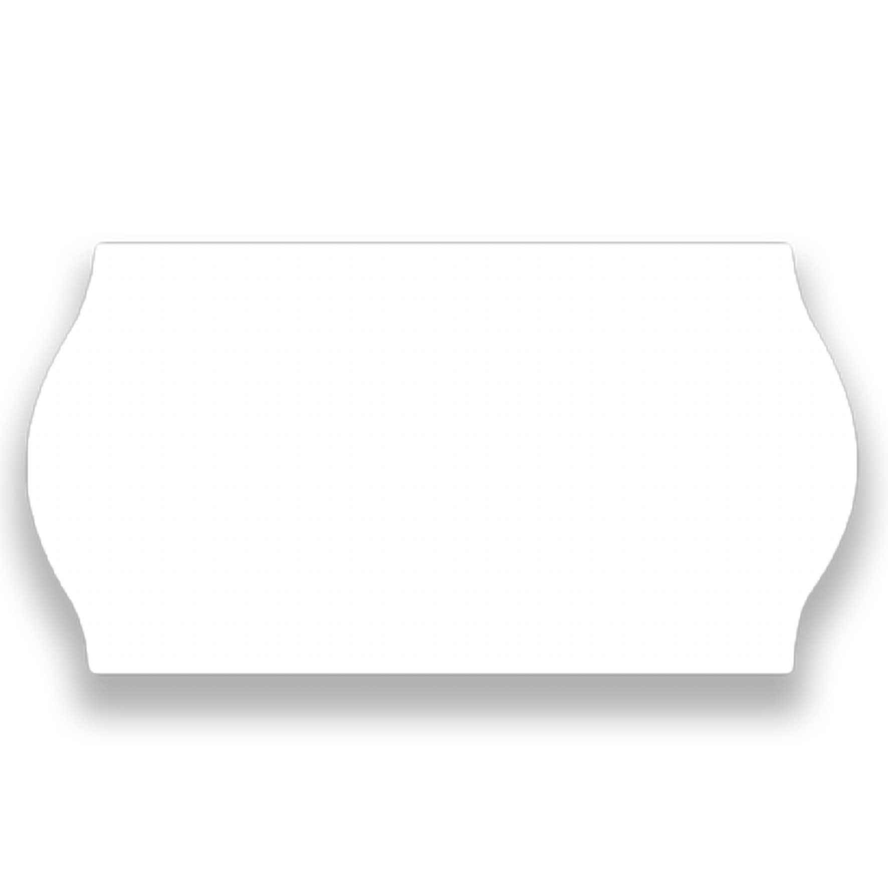 [8566870] Prisetikett 22x12mm G2 vit