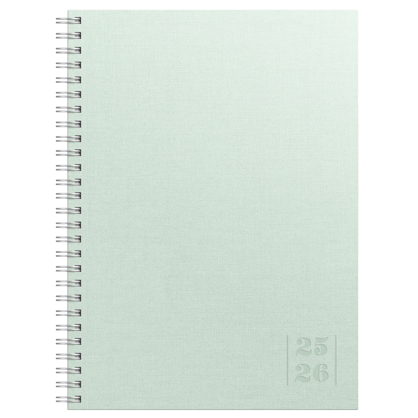 [60830026] Study Textile grön A5 25/26