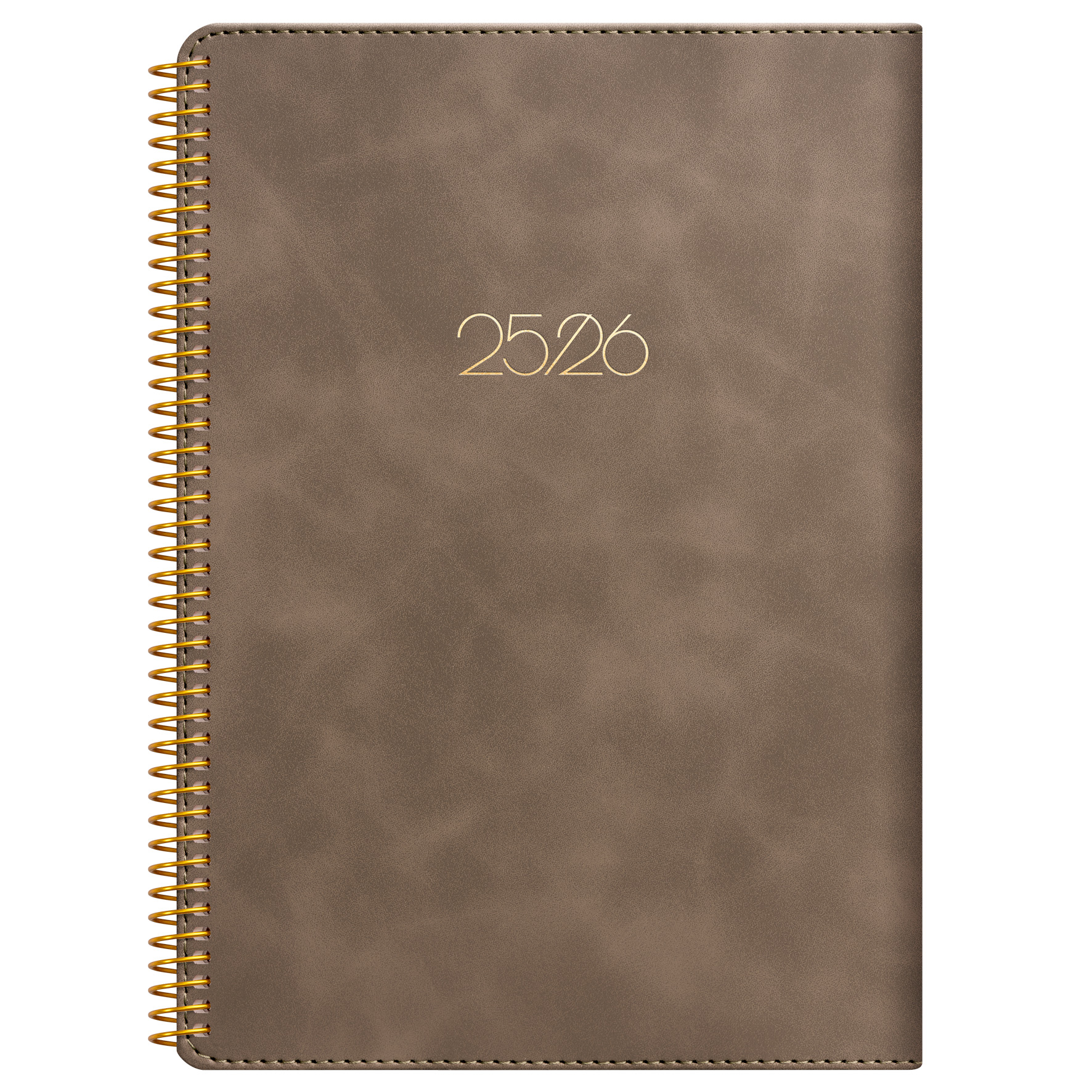 [60822026] Kalender Twist mocca A5 25/26