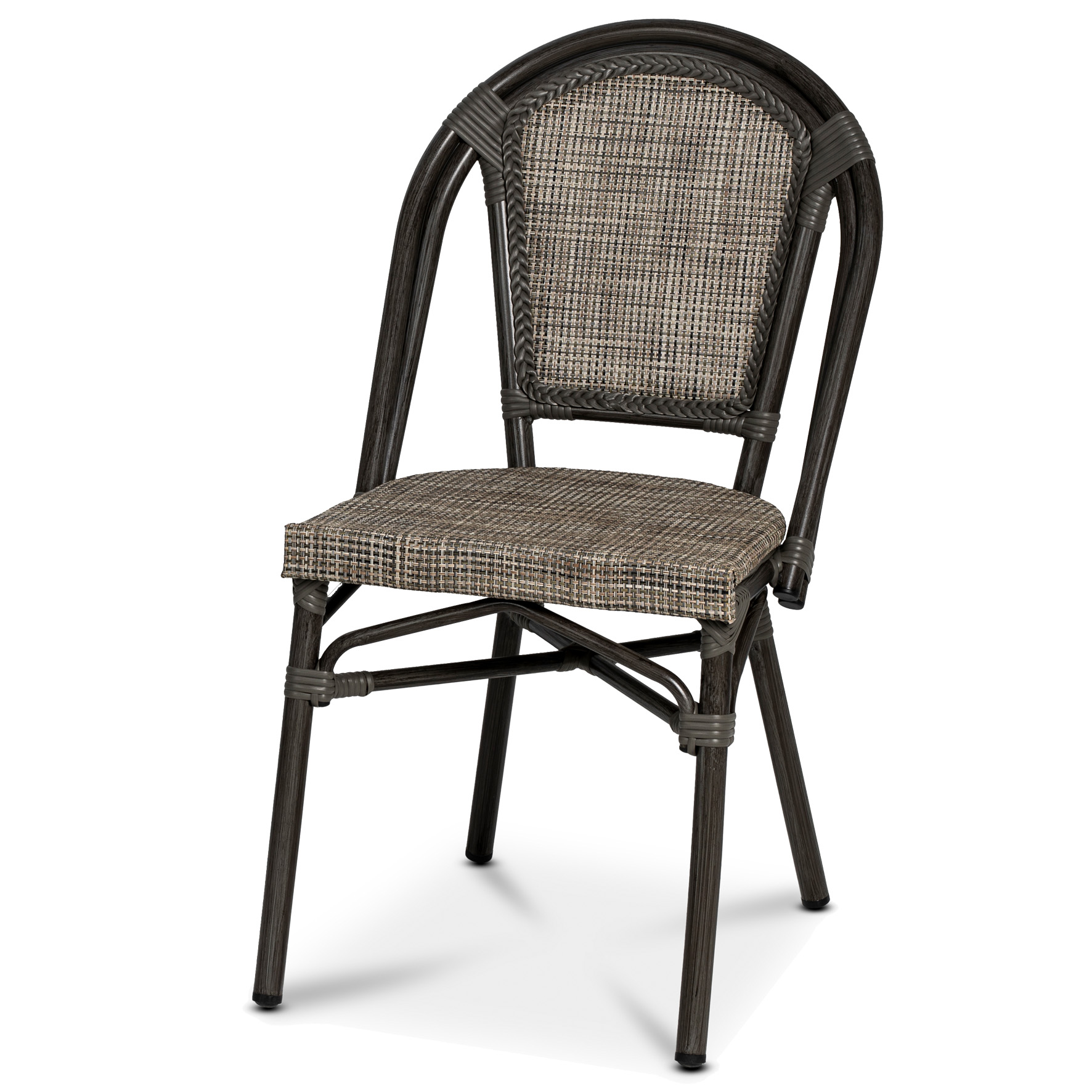 [8566932] Stol Paris, Khaki mel. Textel.