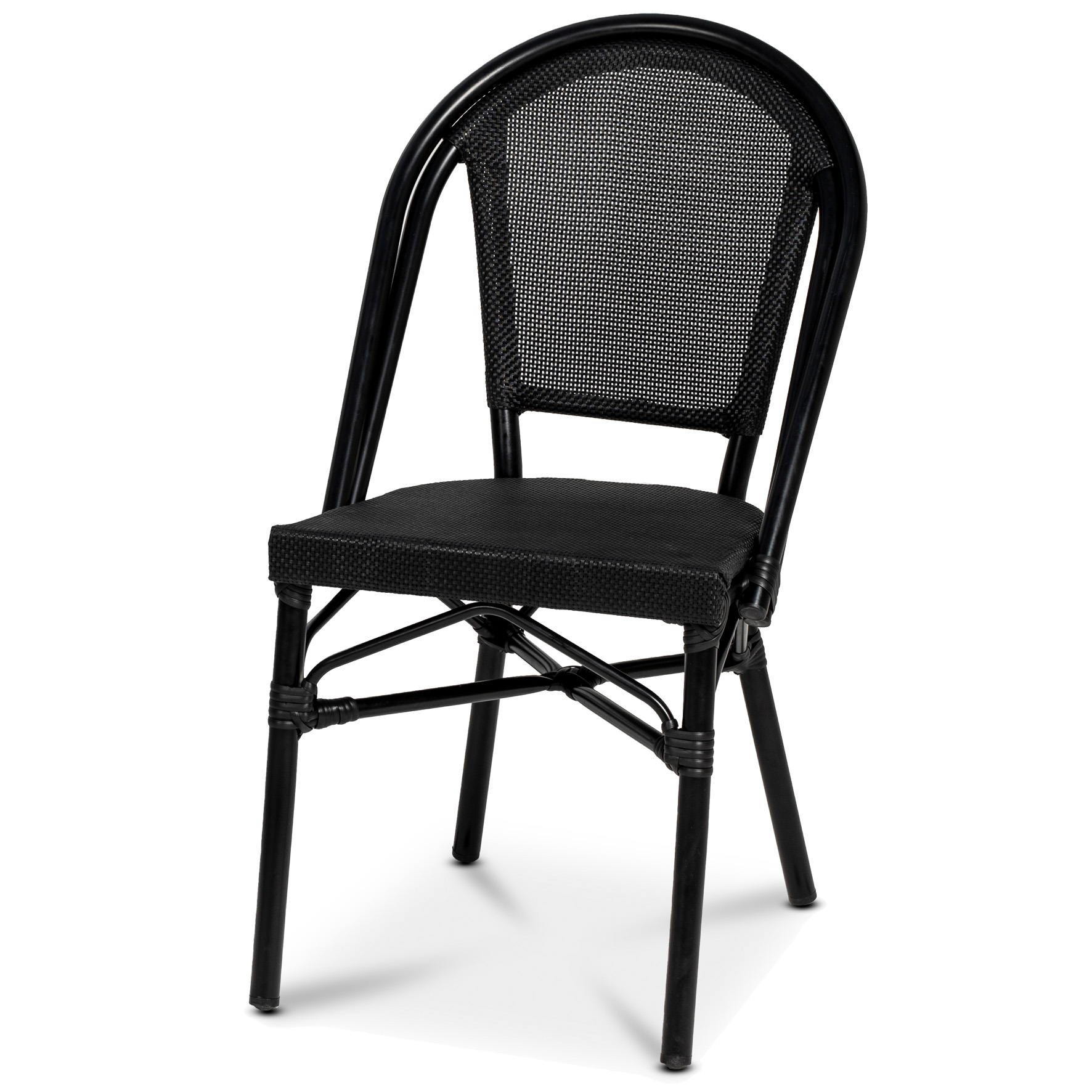 [8566941] Stol Menton Svart texteline