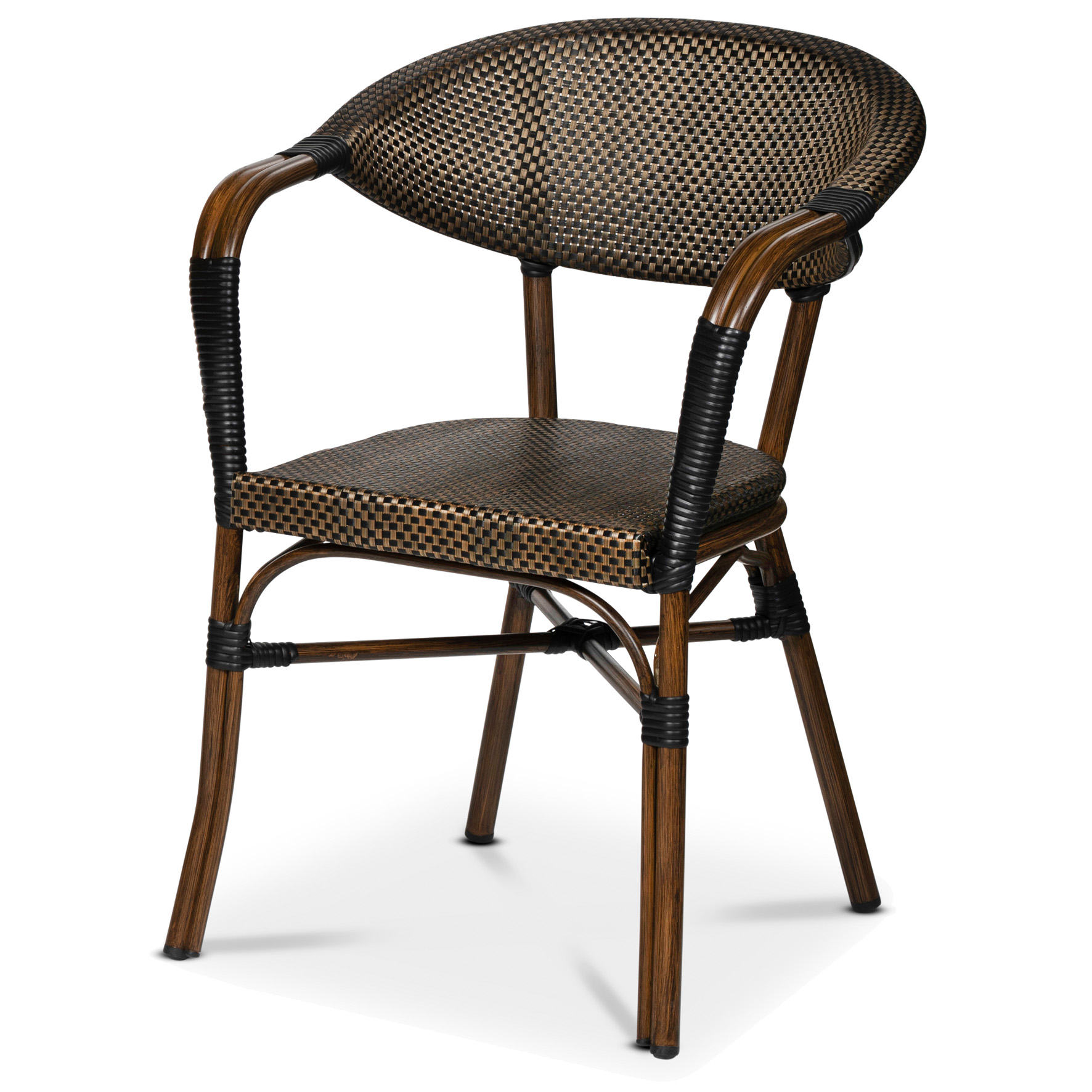 [8566927] Karmstol Monaco Sv./br. textel