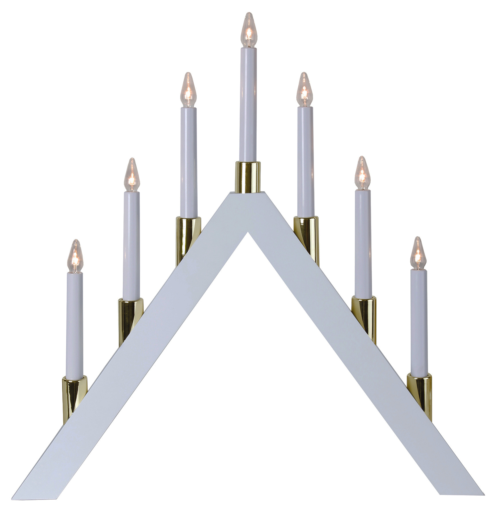 [8550313] Ljusstake Halla LED vit